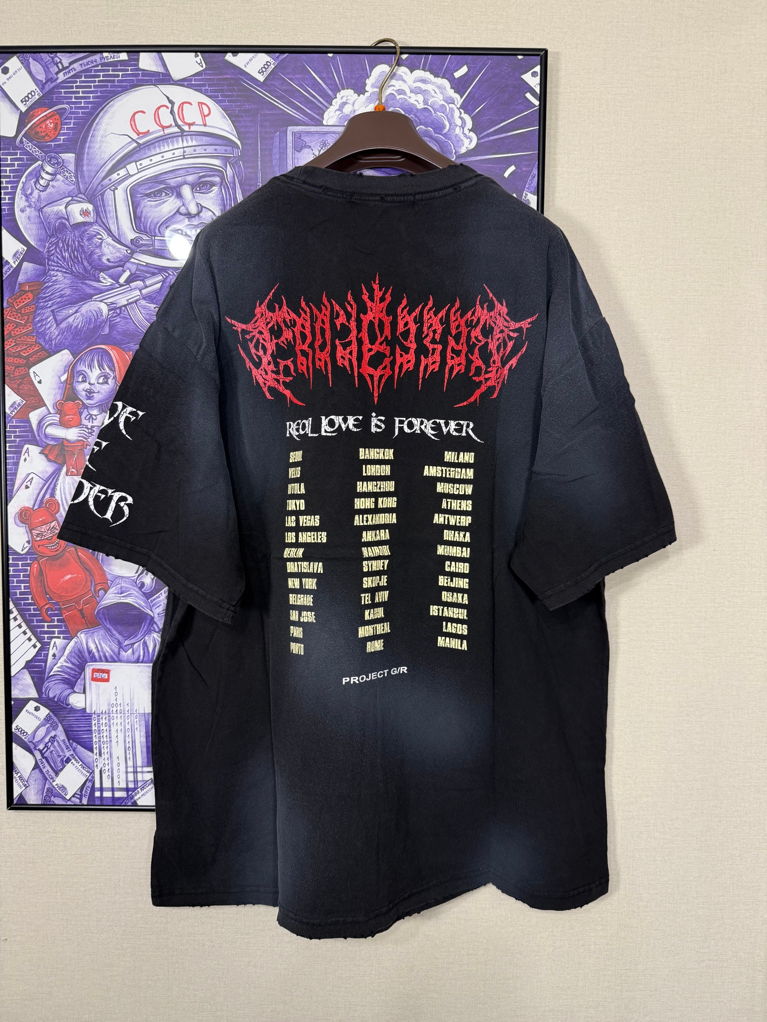 Project G/R Crow Worldtour T-shirt, миниатюра 2