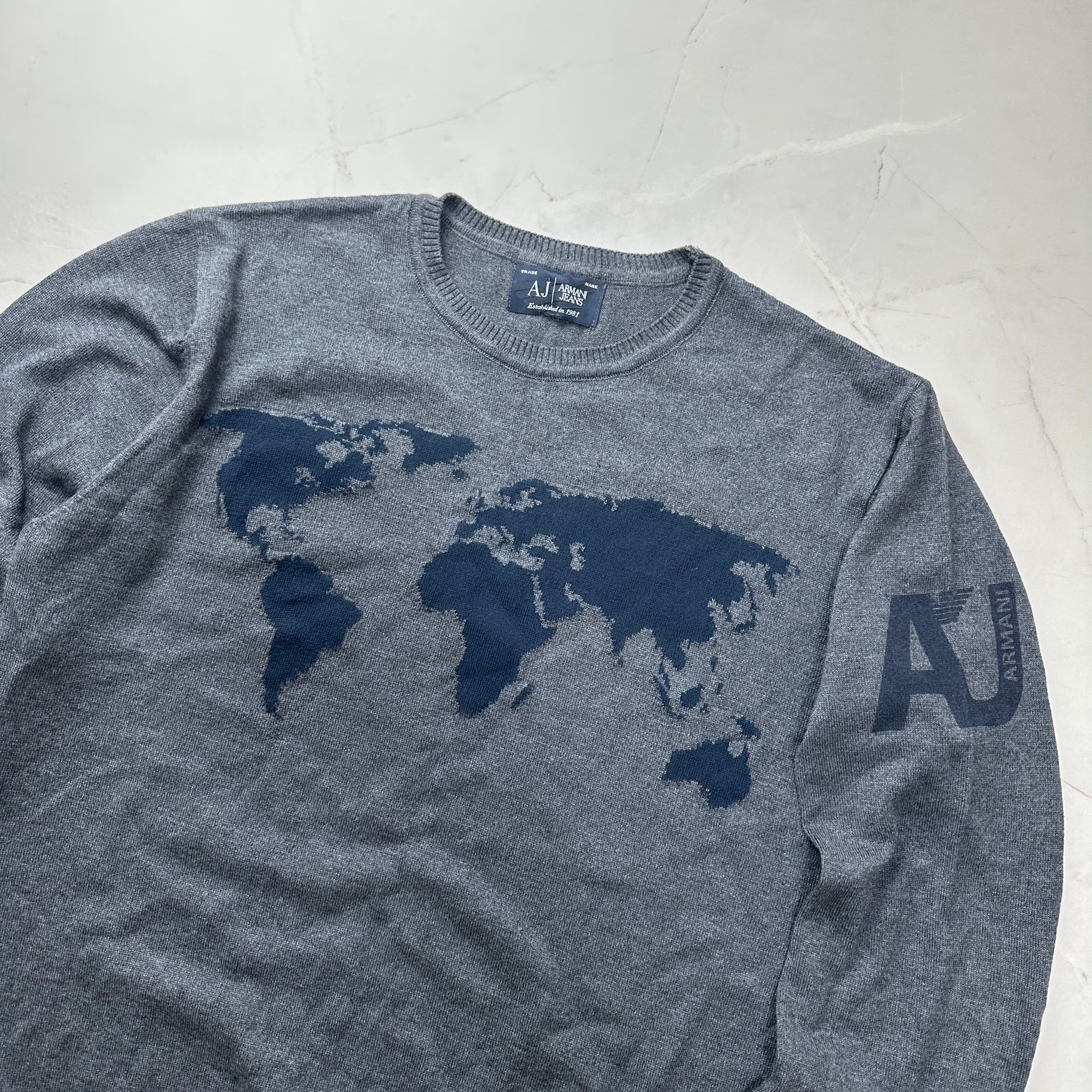 Armani Jeans Map jumper, миниатюра 1