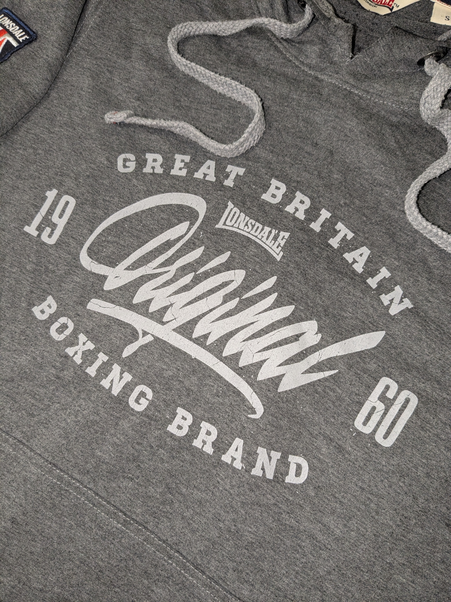 Lonsdale Union Jack Patch Hoodie, миниатюра 7