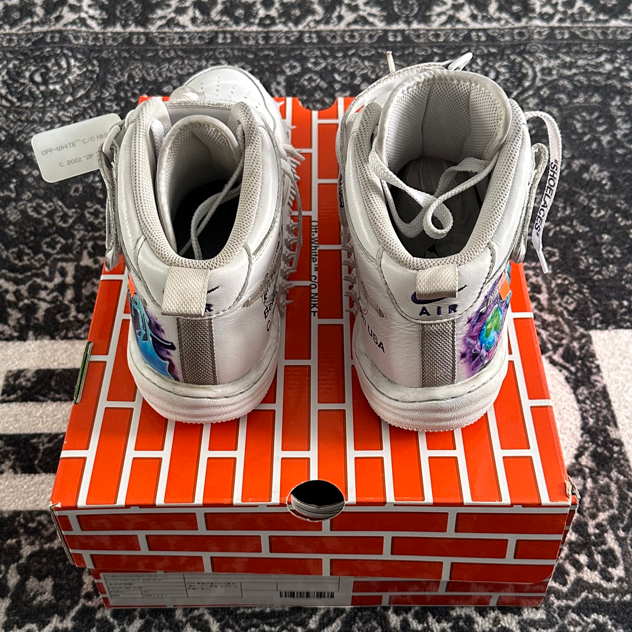 Nike x Off-White Air Force 1 mid Graffiti, миниатюра 2