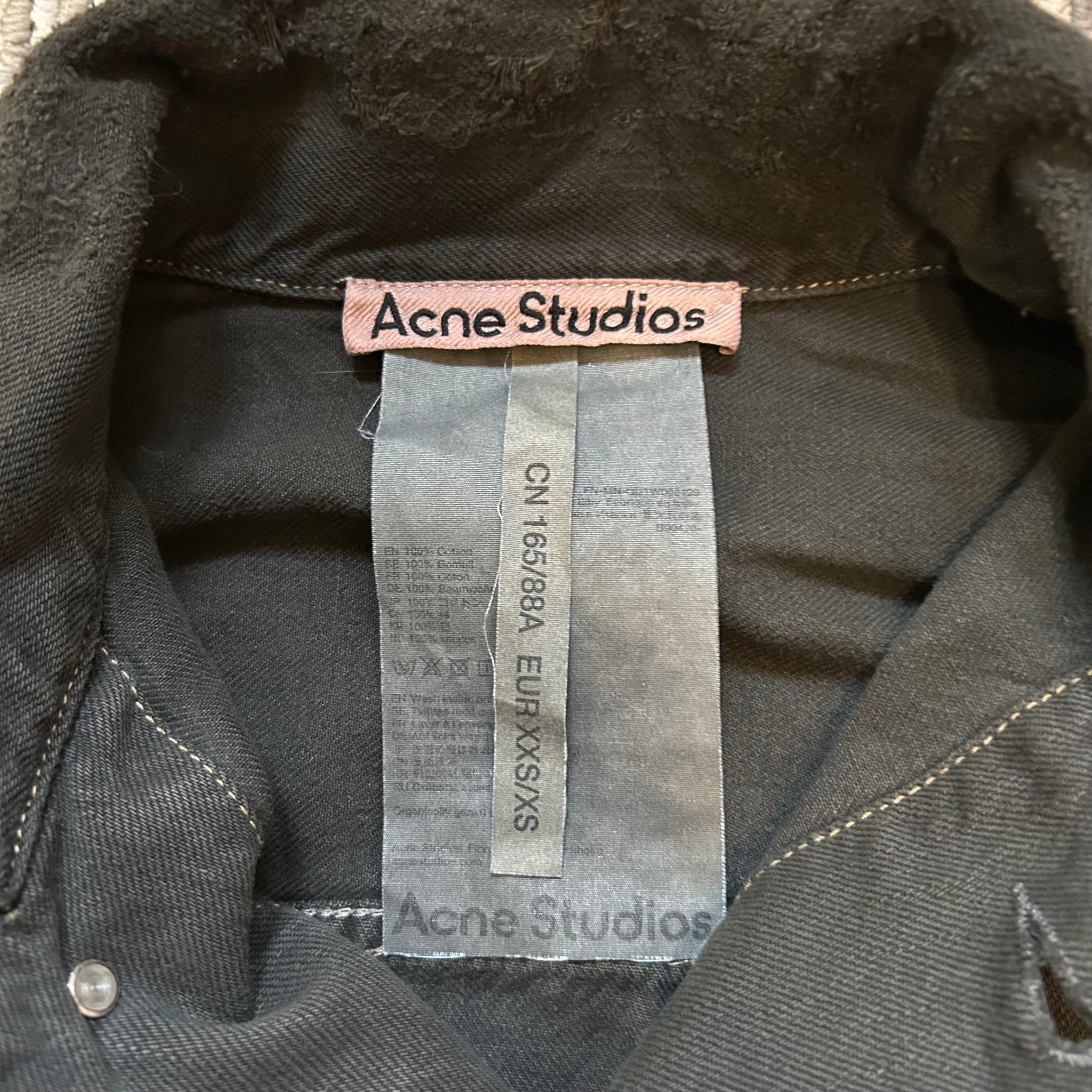 Acne Studios Distressed Archive Denim Джинсовка, миниатюра 2