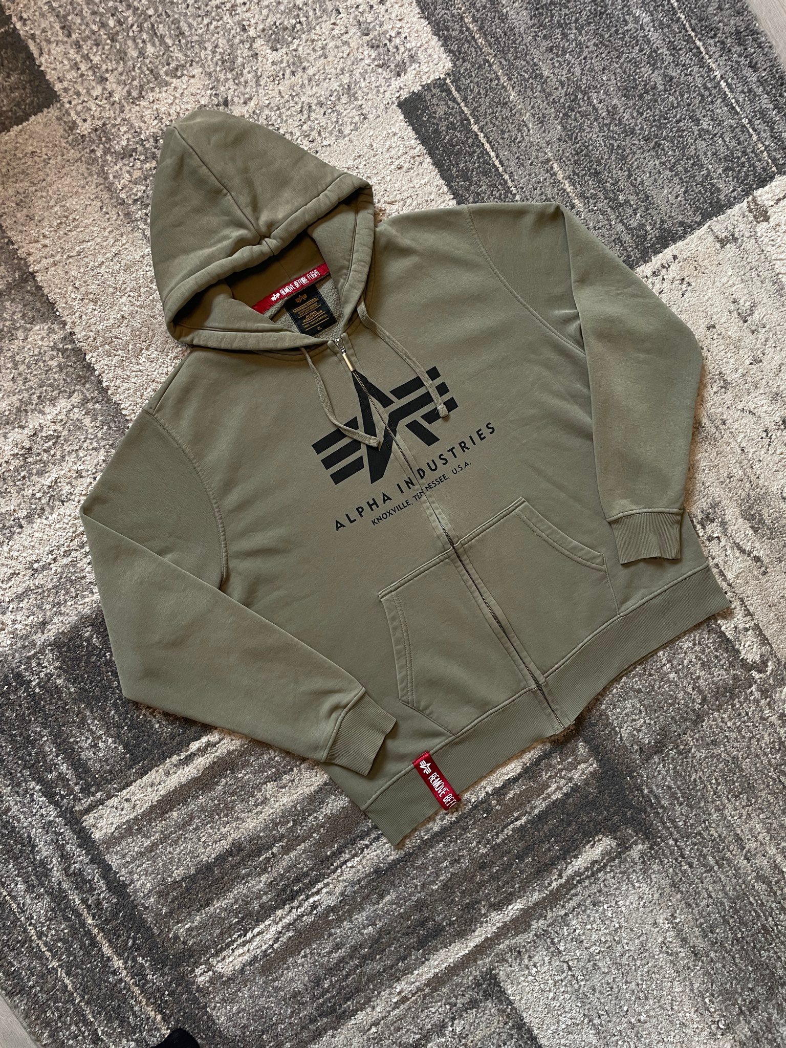 Alpha Industries Basic Zip Hoodie, миниатюра 1