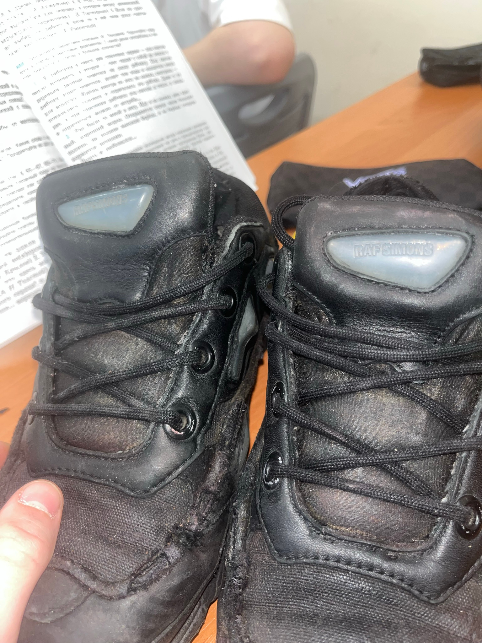 Raf Simons x Adidas Ozweego 3 Black Corn, миниатюра 5
