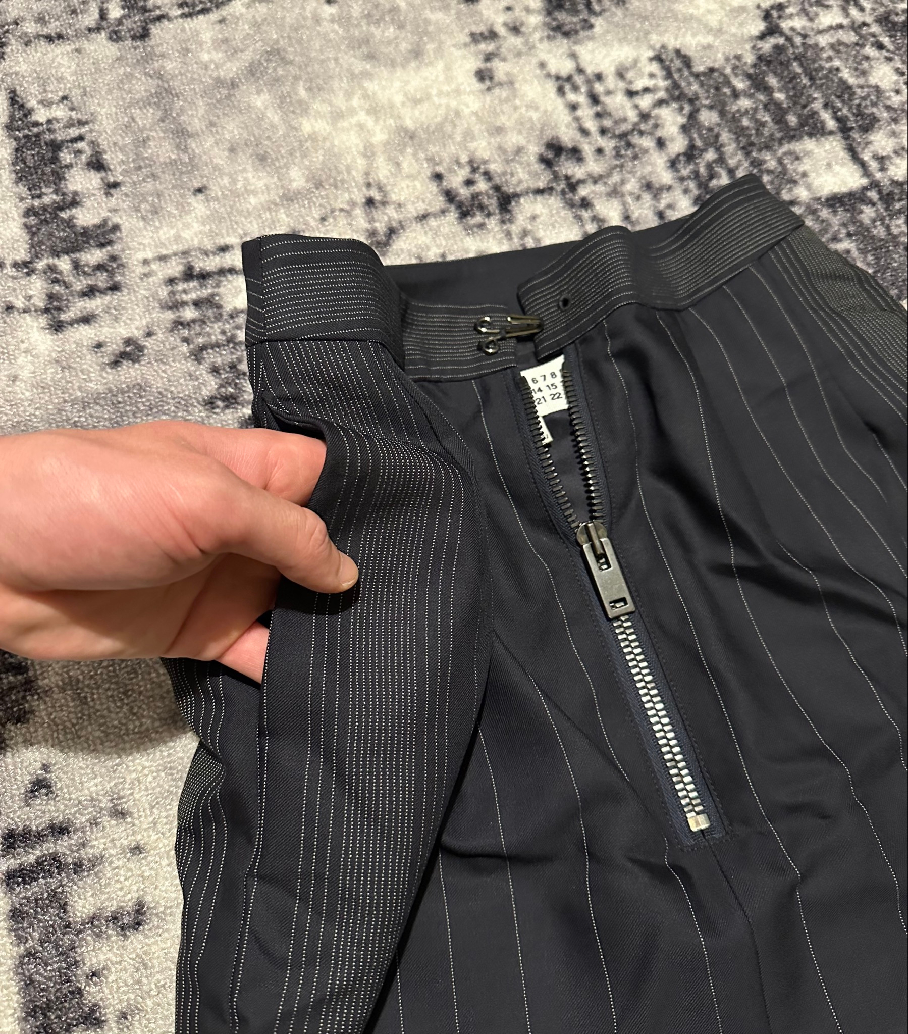 Maison Margiela Work-in-progress Layered Pinstripe Archive, миниатюра 5