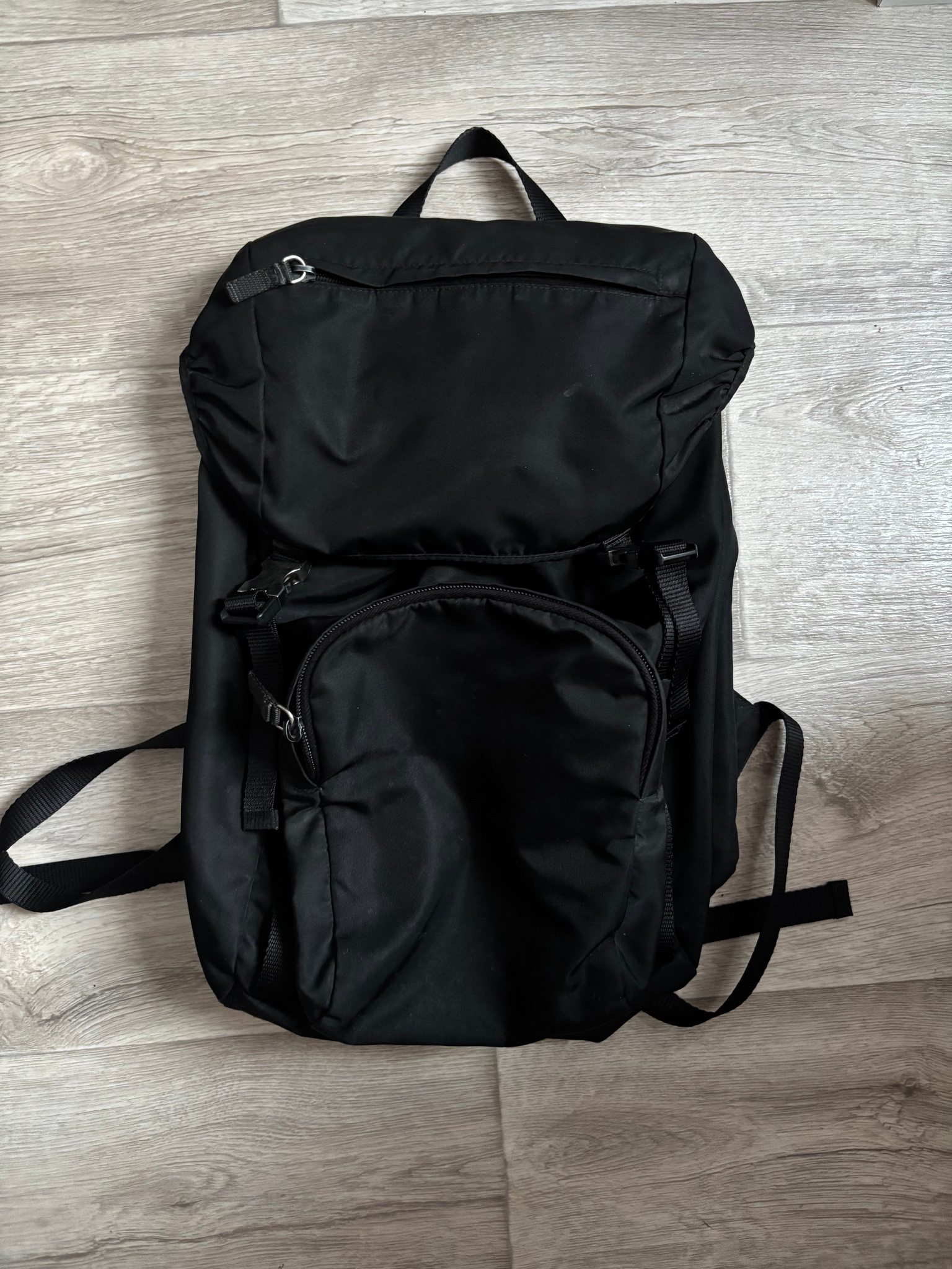 prada nylon bagpack, миниатюра 1