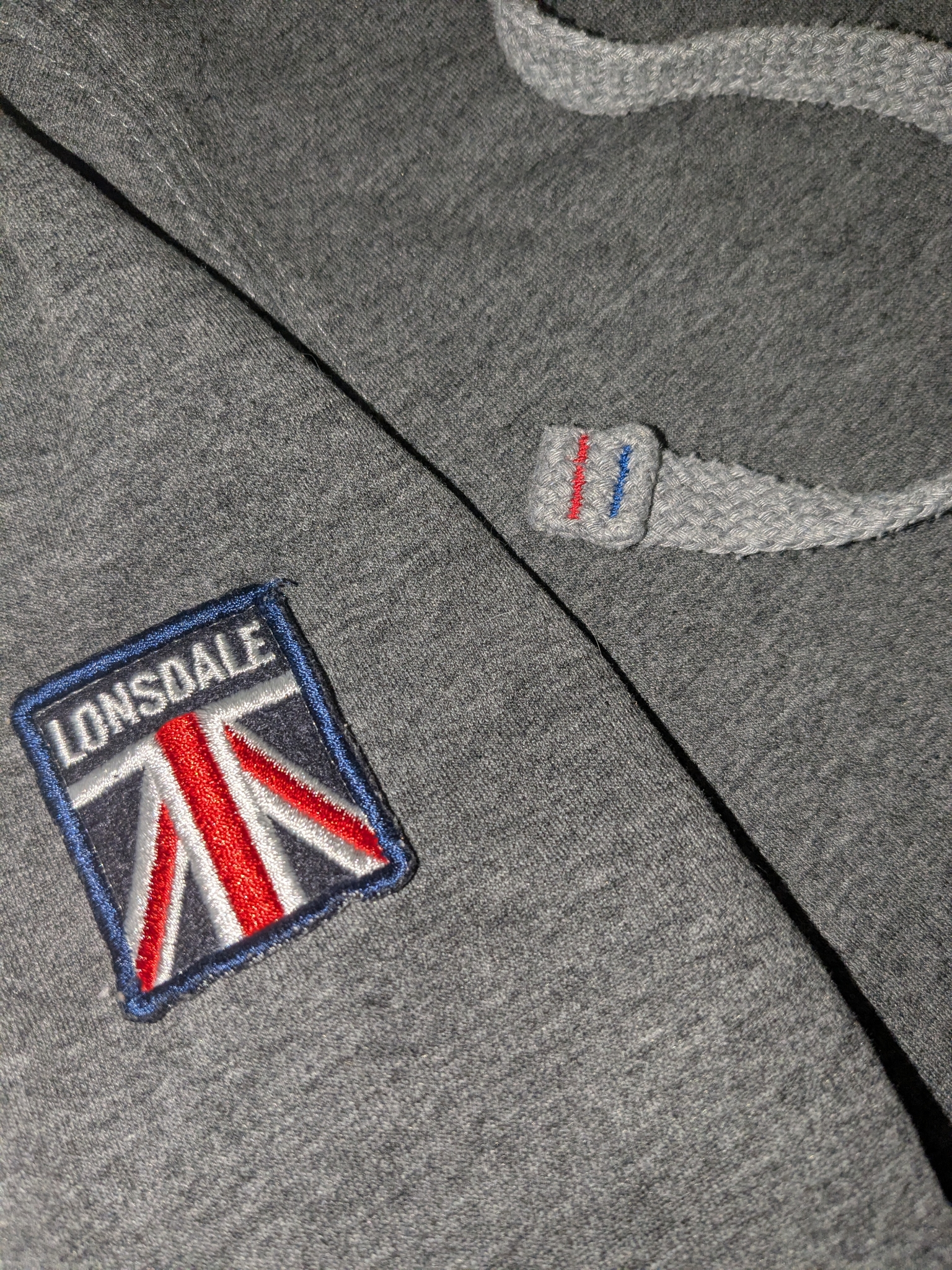 Lonsdale Union Jack Patch Hoodie, миниатюра 4