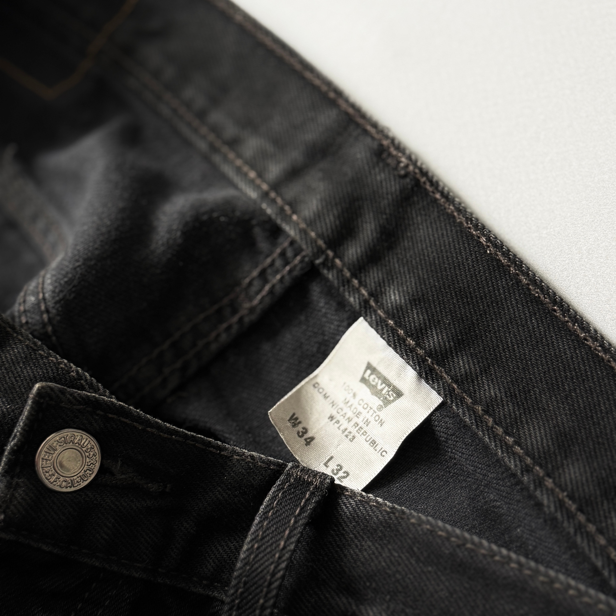 Levi's 2006 Vtg OG Black Washes 501, миниатюра 5