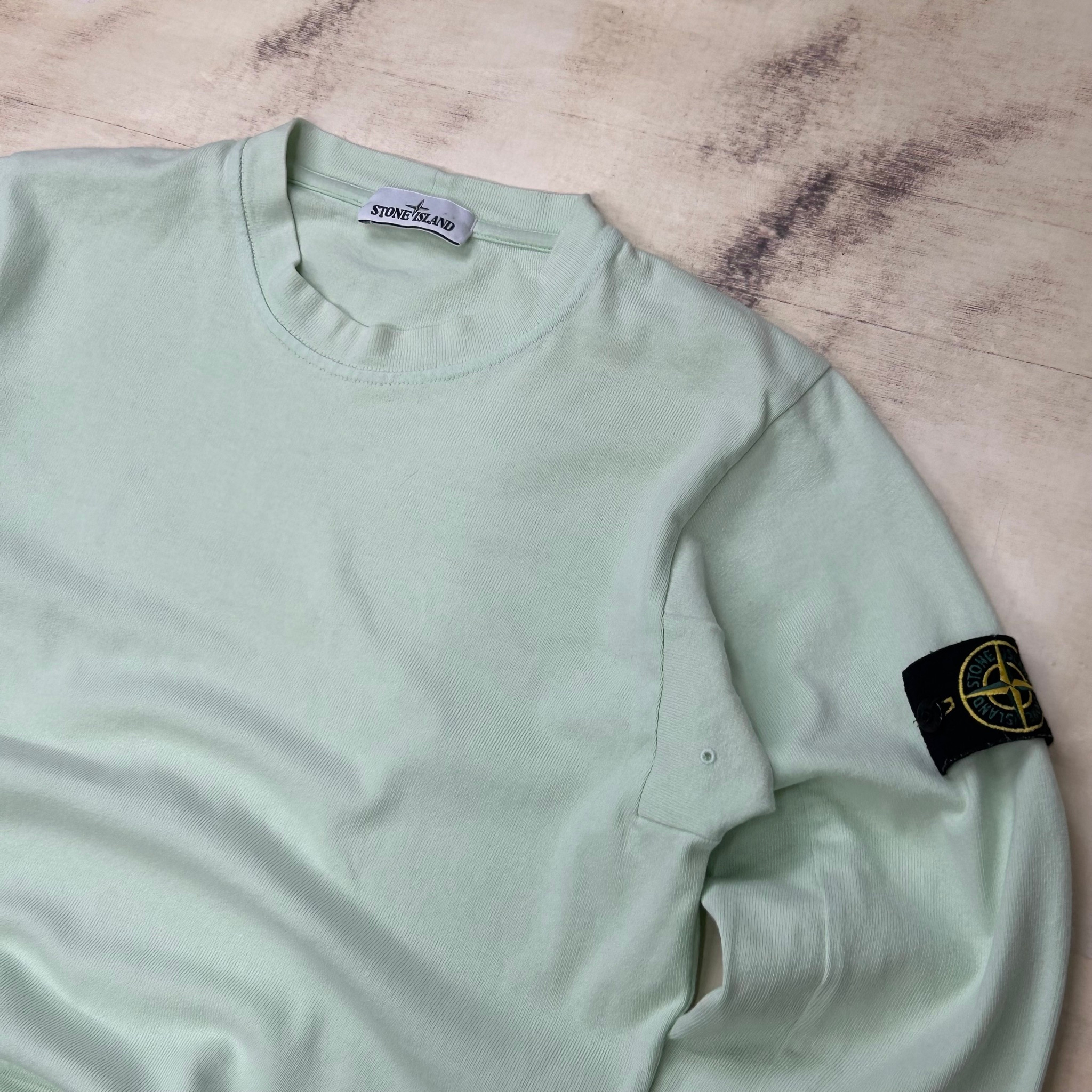 Stone Island Свитшот на clg, в зеленом цвете, миниатюра 4