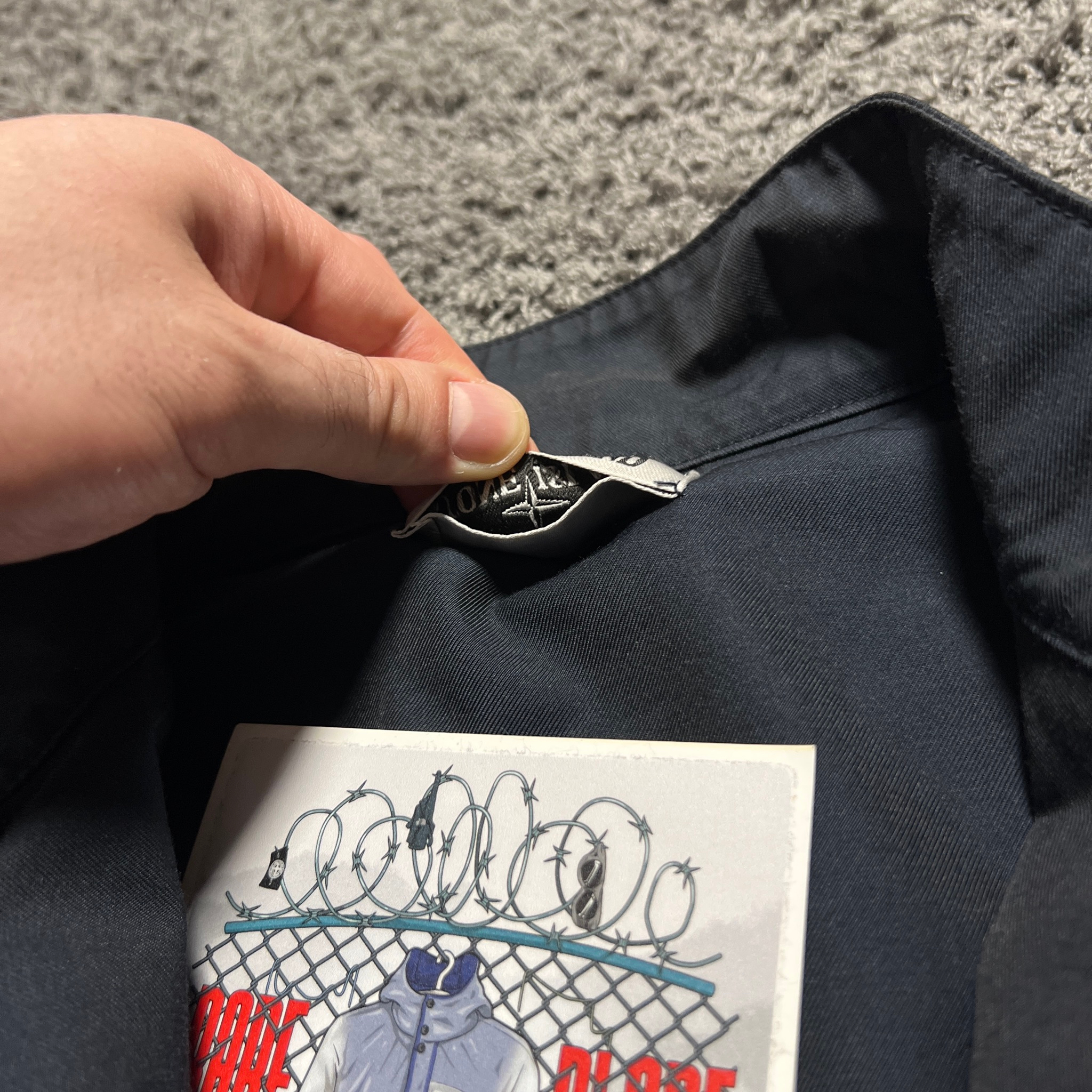 Stone Island NYLON COTTON BATAVIA 2/2 - TC Jacket, миниатюра 7