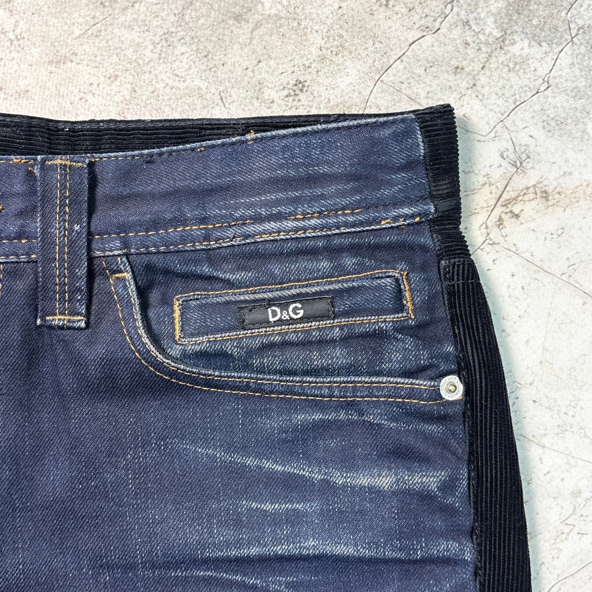 Dolce & Gabbana Hybrid Jeans Corduroy/Denim, миниатюра 14