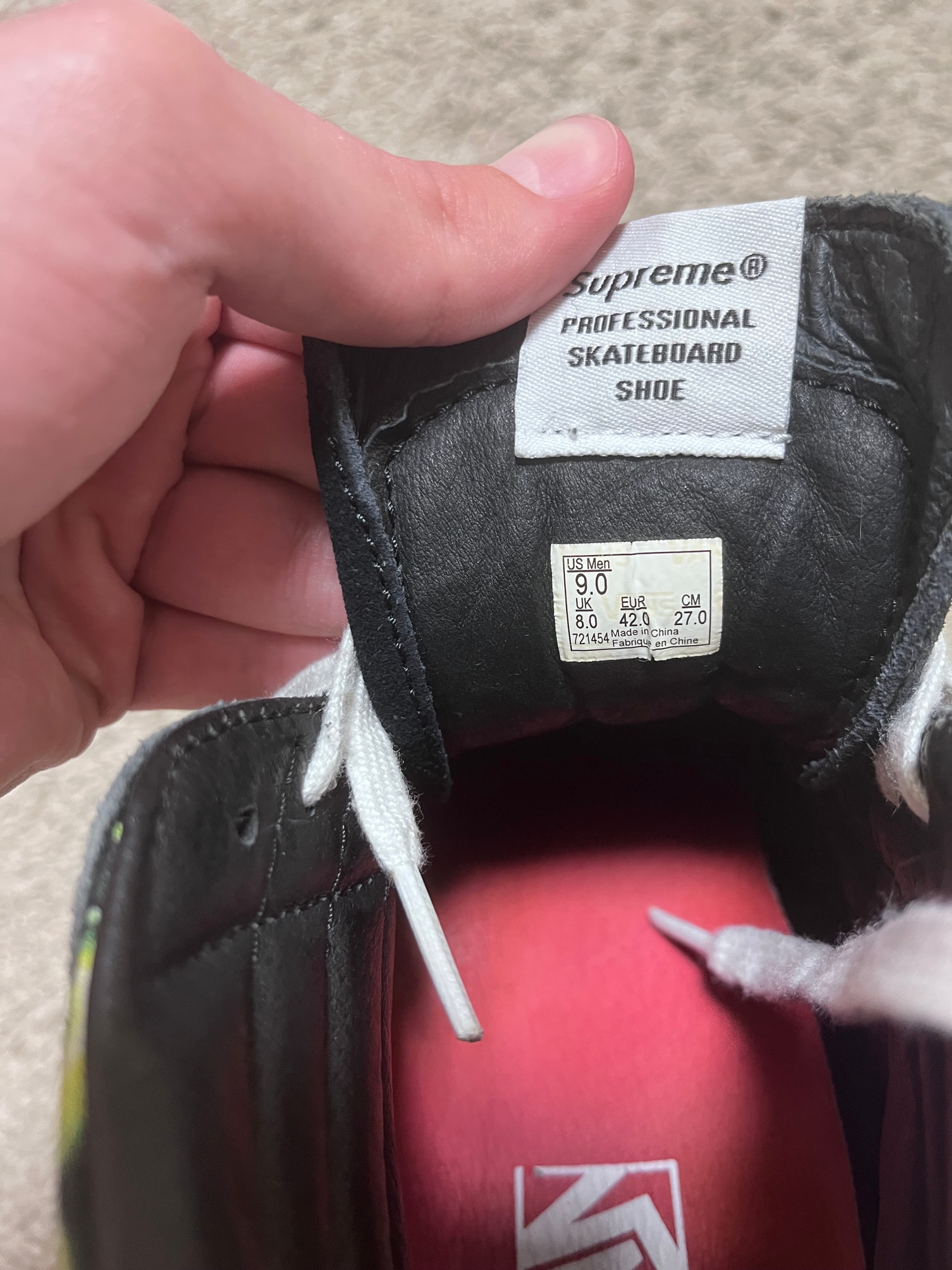 Supreme x Vans SK8 Skull Pile, миниатюра 5