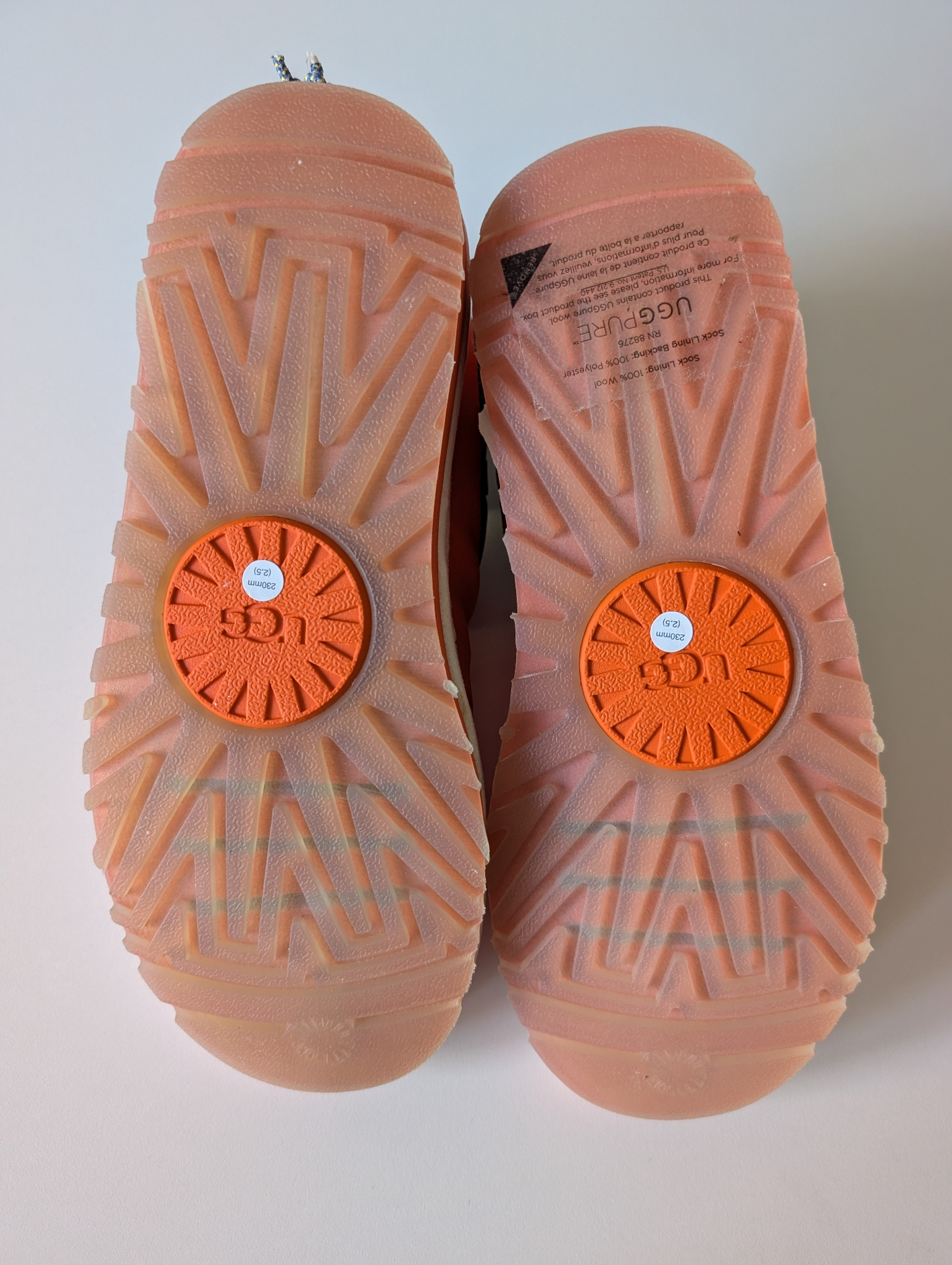 UGG x Heron Preston Tasman Orange Mule, миниатюра 4