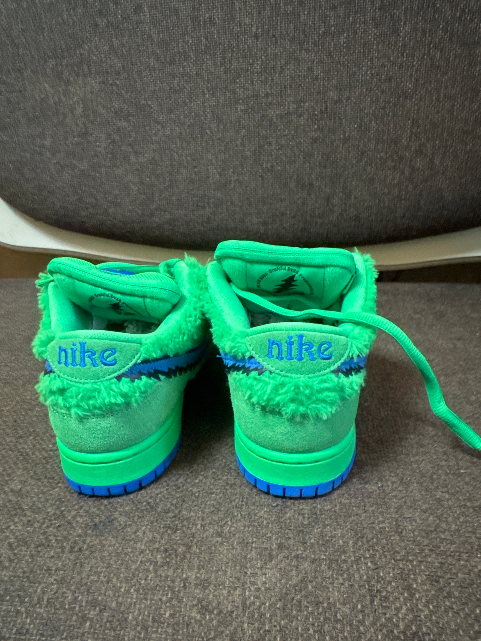 Nike x Grateful Dead SB Dunk Low Beras Green, миниатюра 2