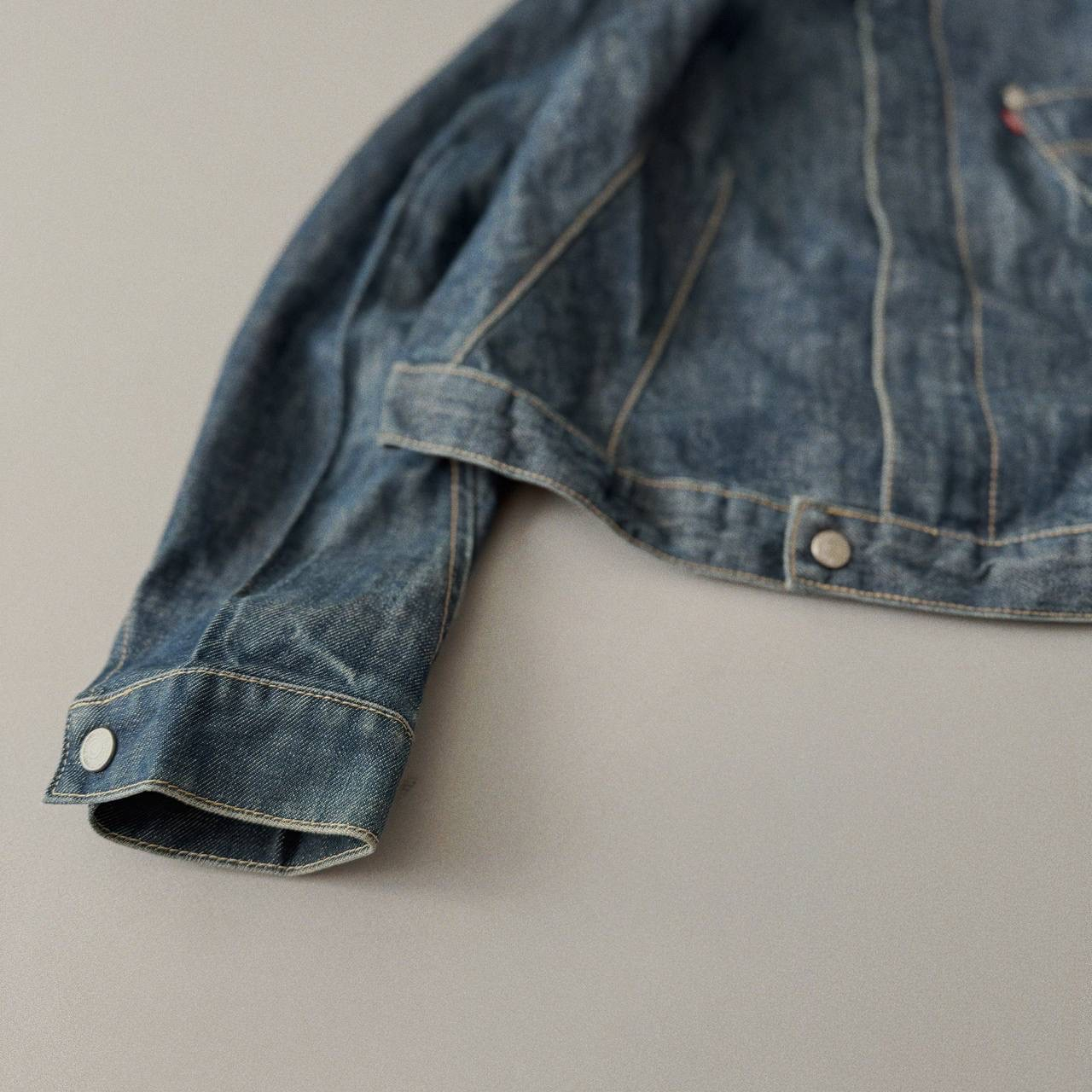 Levi's Engineered Jeans Asymmetrical Pocket Women Denim Jacket, миниатюра 3