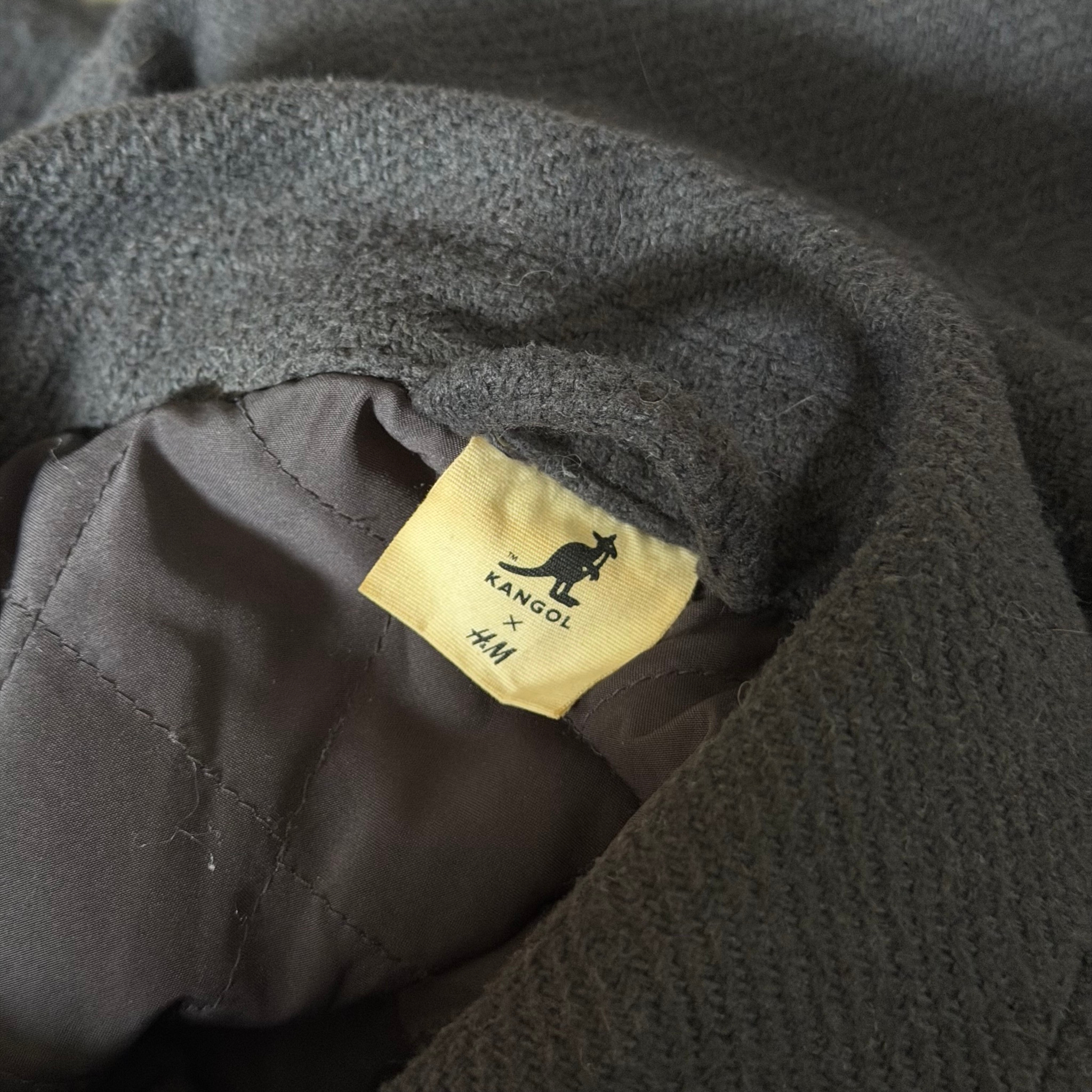 Kangol H&M Lined Button Up Jacket Shacket, миниатюра 3