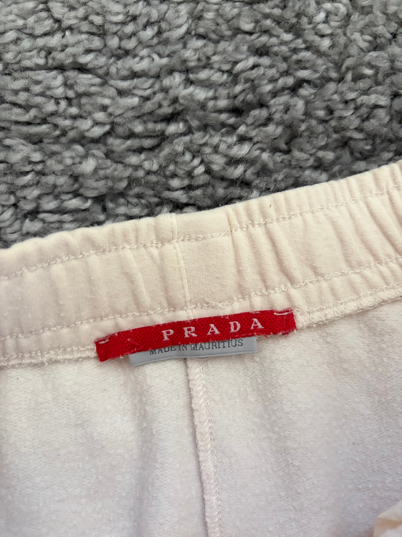 Prada Red tab straight sweat pants, миниатюра 9