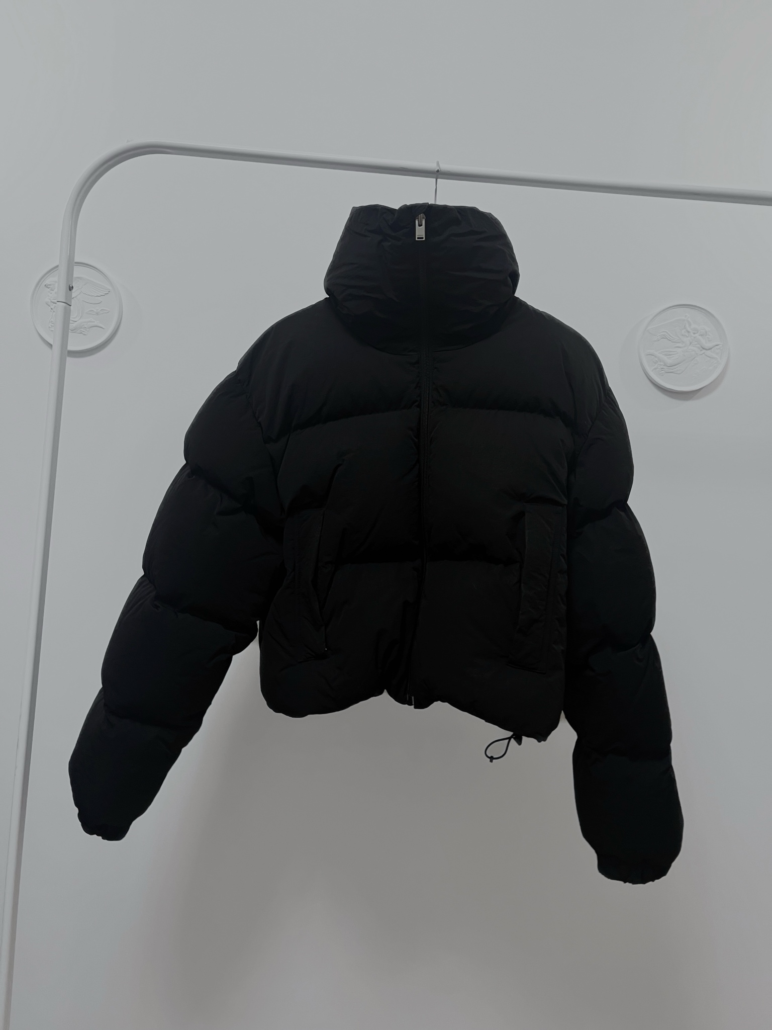 Misbhv Cropped logo Embroidered Puffer, миниатюра 1