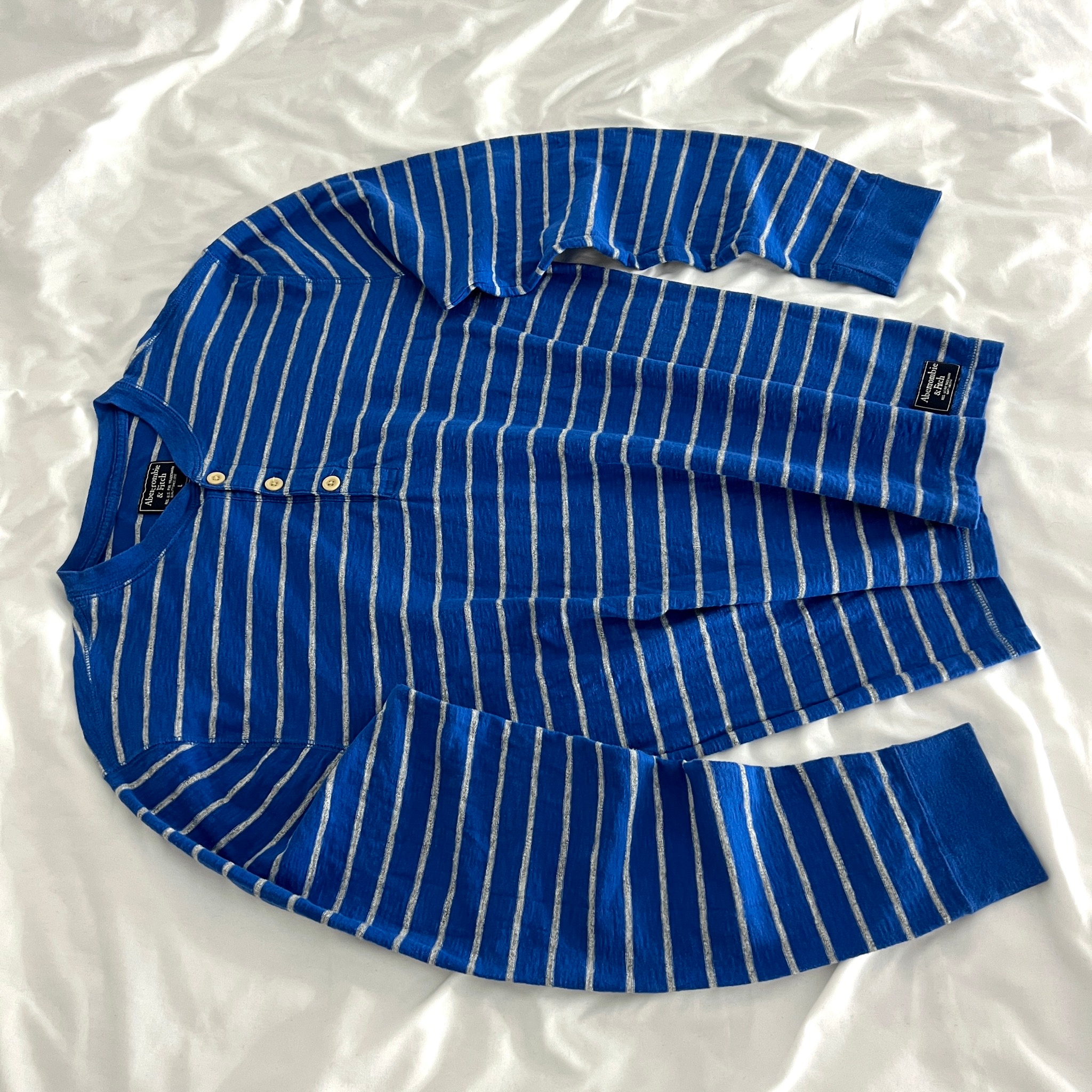 Abercrombie & Fitch Хенли лонгслив, миниатюра 9