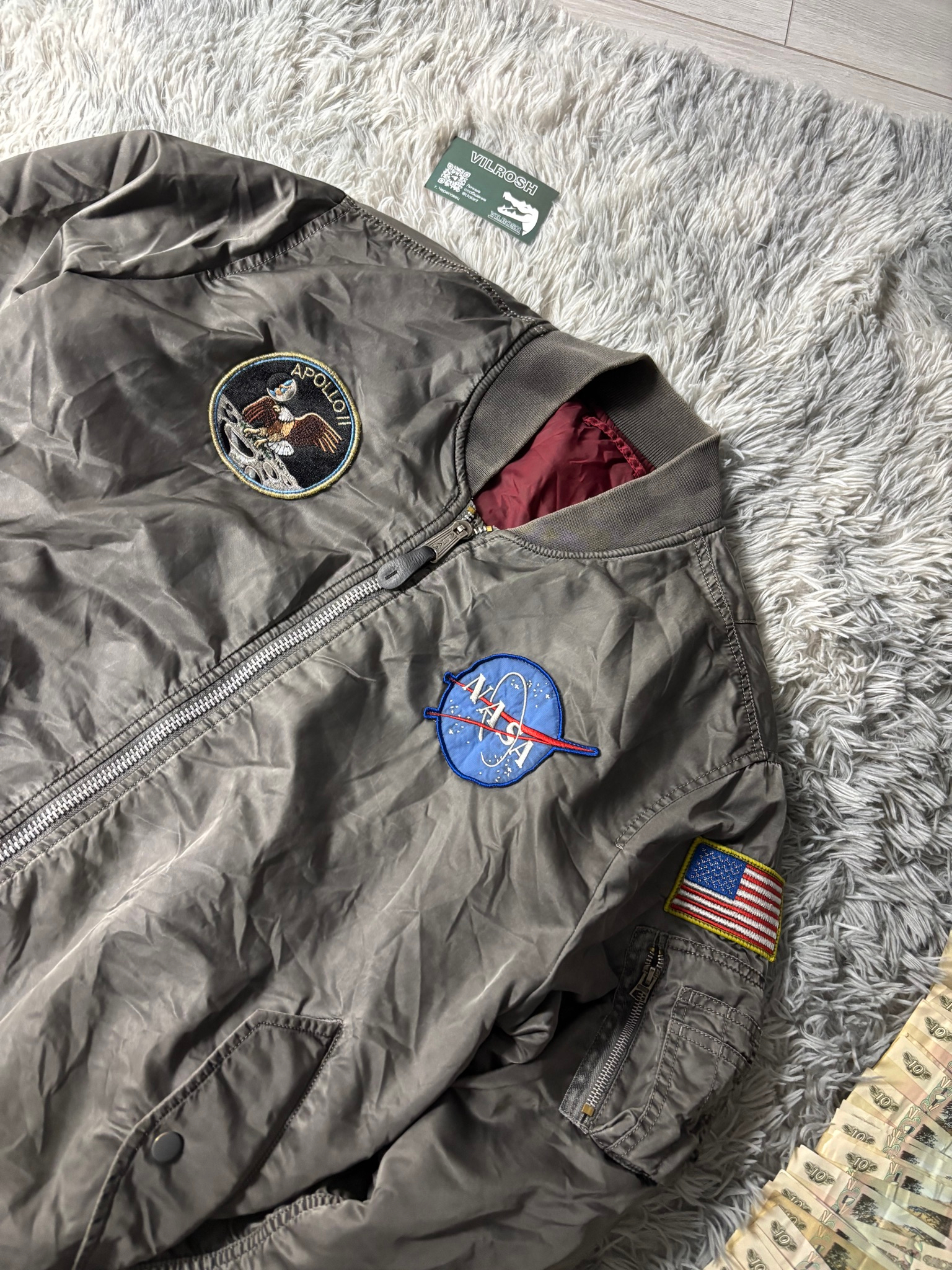 Alpha Industries x NASA MA-1, миниатюра 4