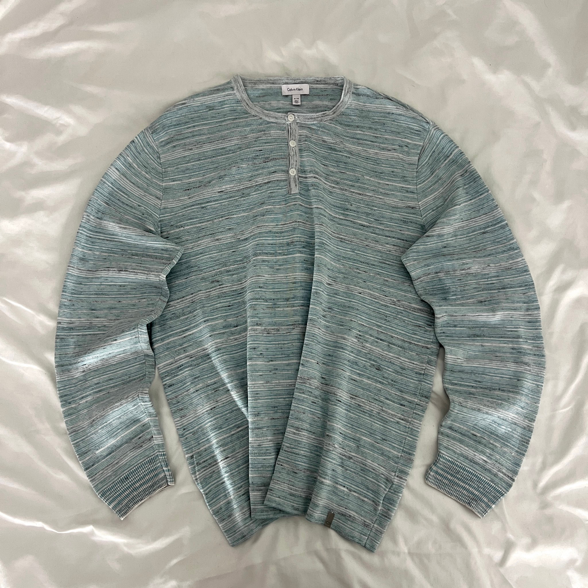 Calvin Klein Хенли лонгслив, миниатюра 1