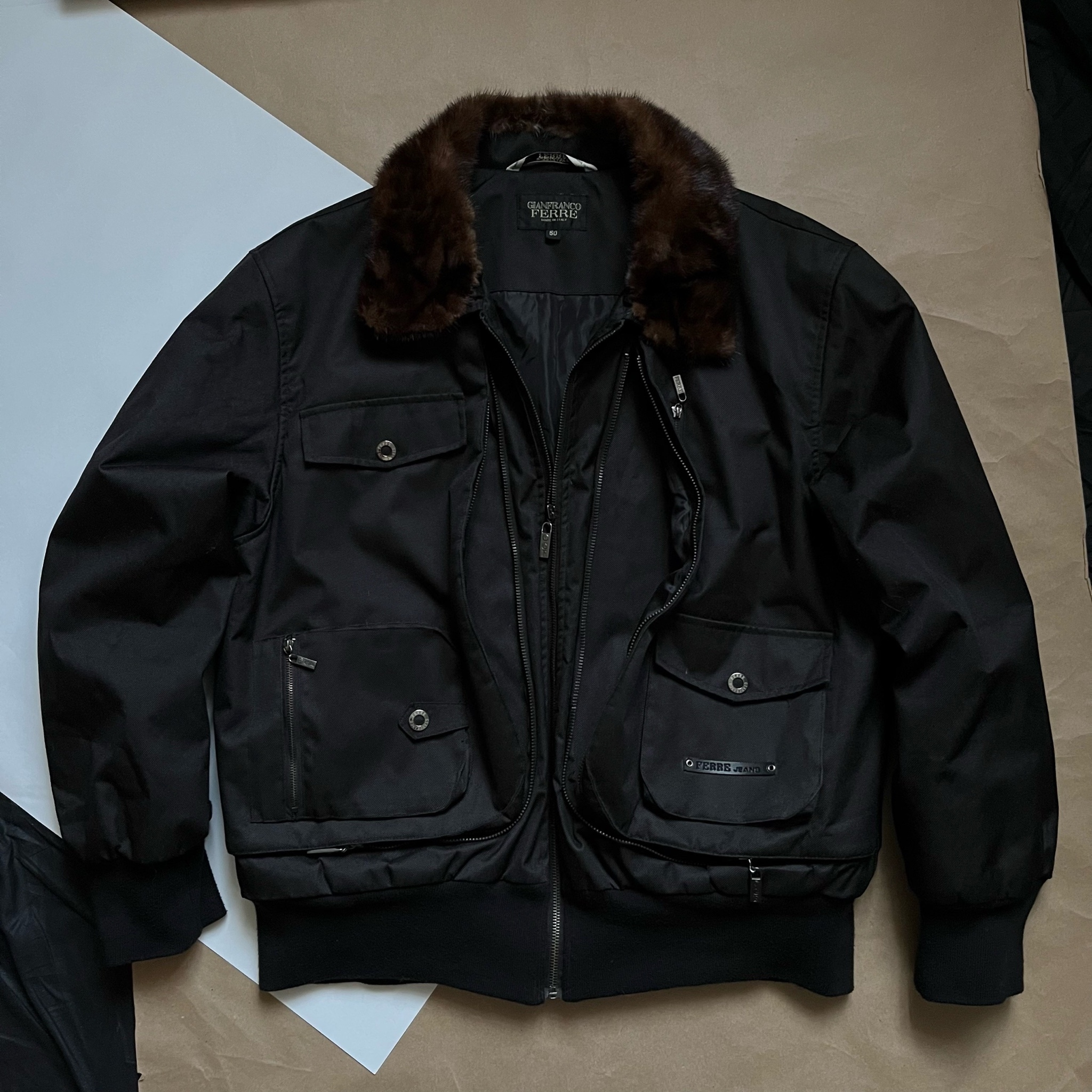 Gianfranco Ferre Multipocket Bomber Jacket, миниатюра 1