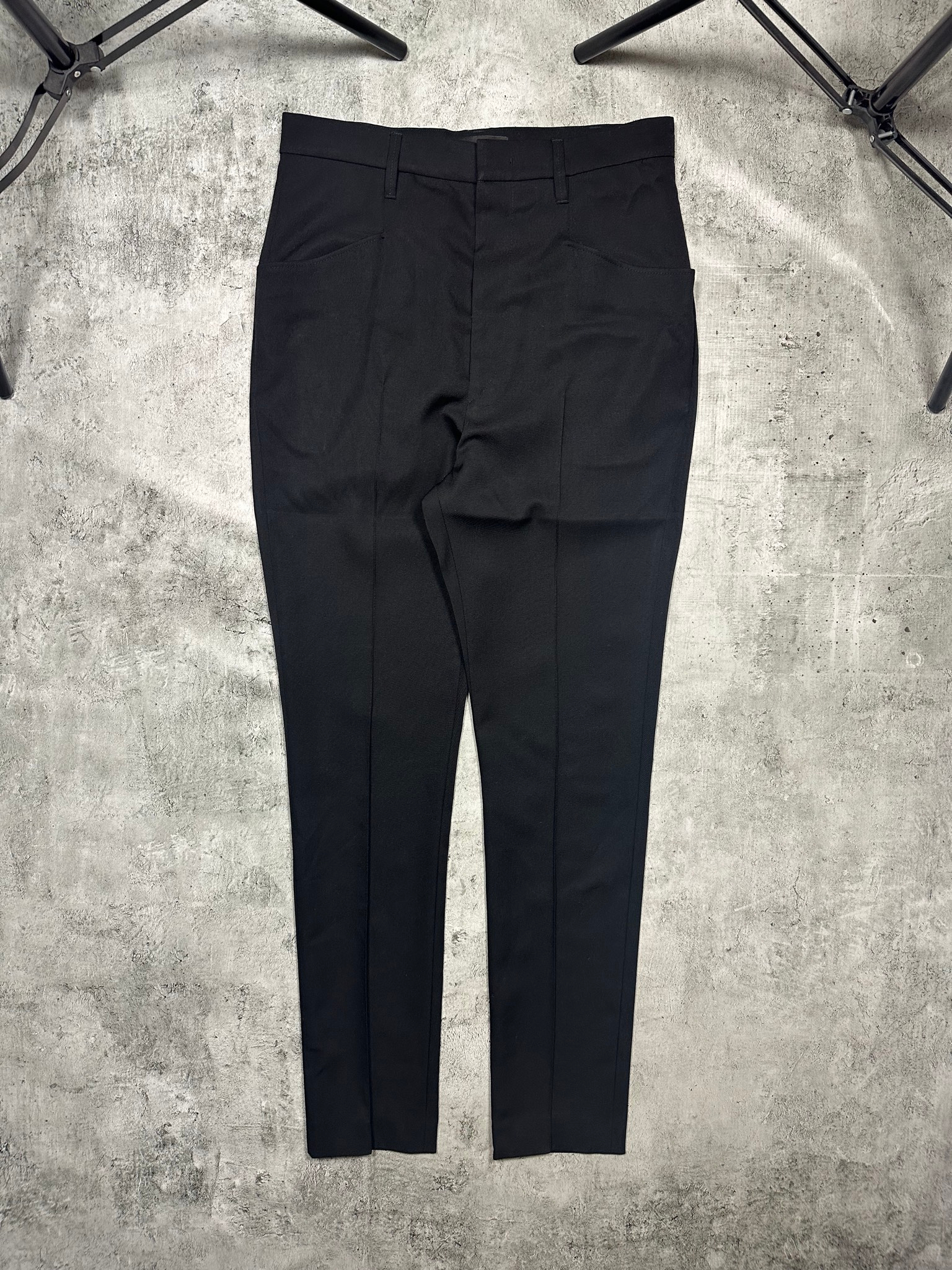 Isabel Marant Wool Slim high-slung trousers, миниатюра 13