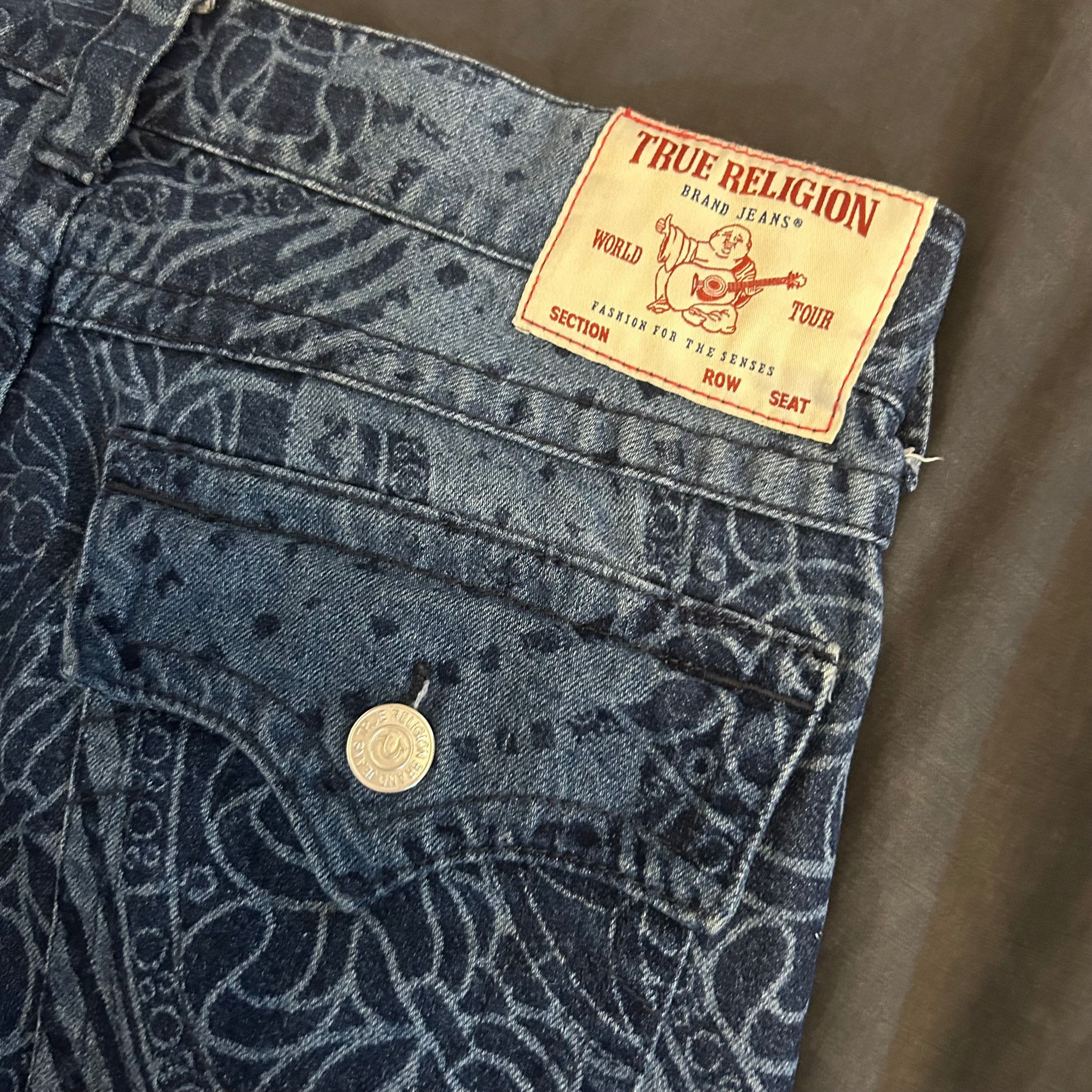 True Religion Billy Printed Stacked Bootcut Jean, миниатюра 5