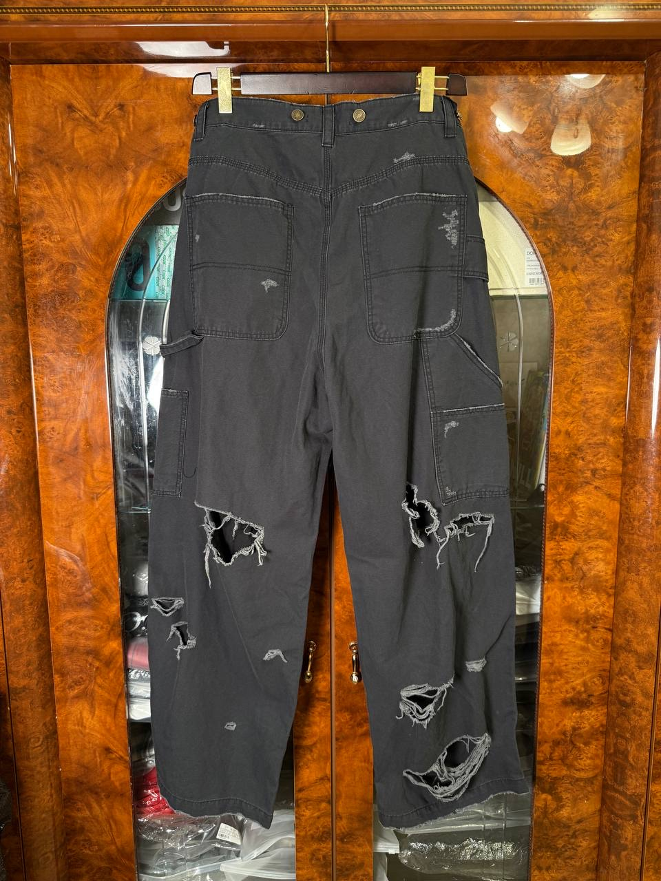 Project G/R Distressed Work Black Pants, миниатюра 2