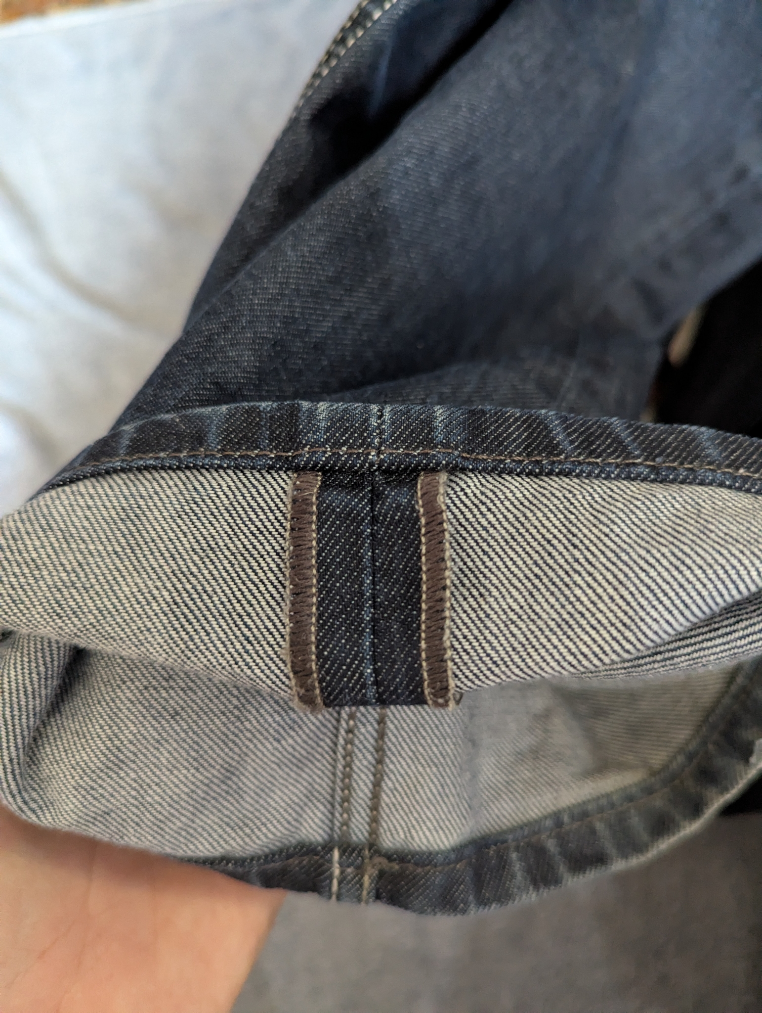 Diesel    Larkee Mens indigo blue straight fit selvedge denim jeans, миниатюра 4