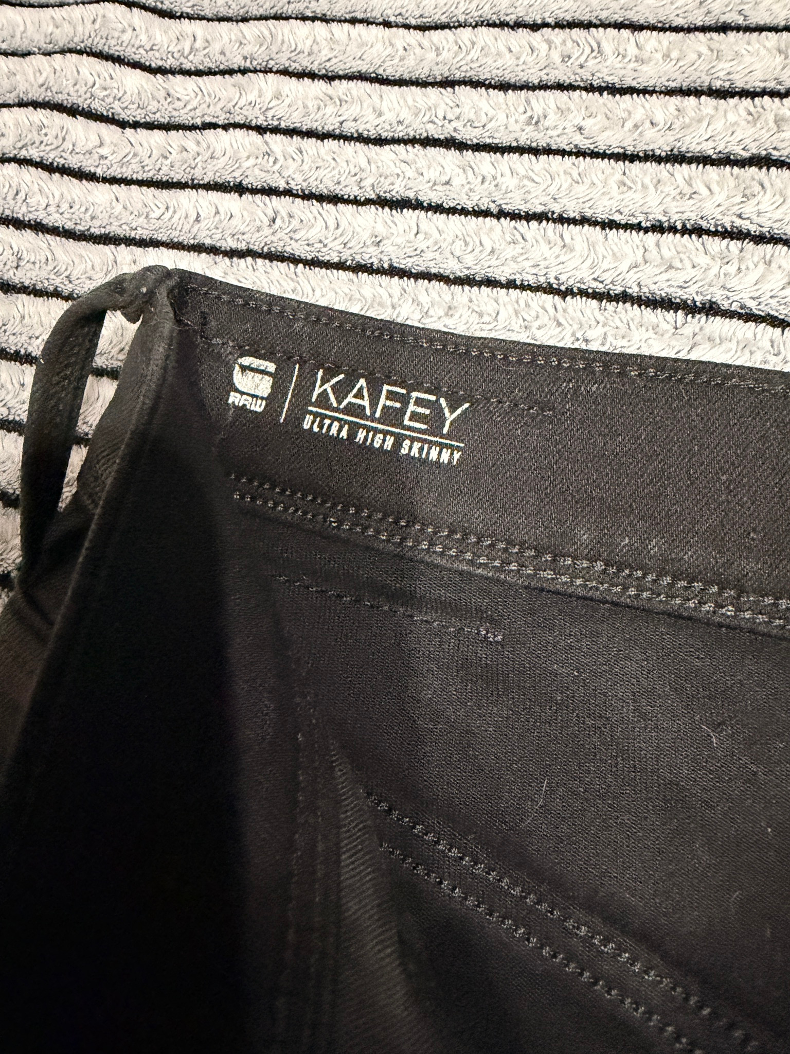 G-Star RAW 3301 Kafey Ultra High Skinny, миниатюра 13