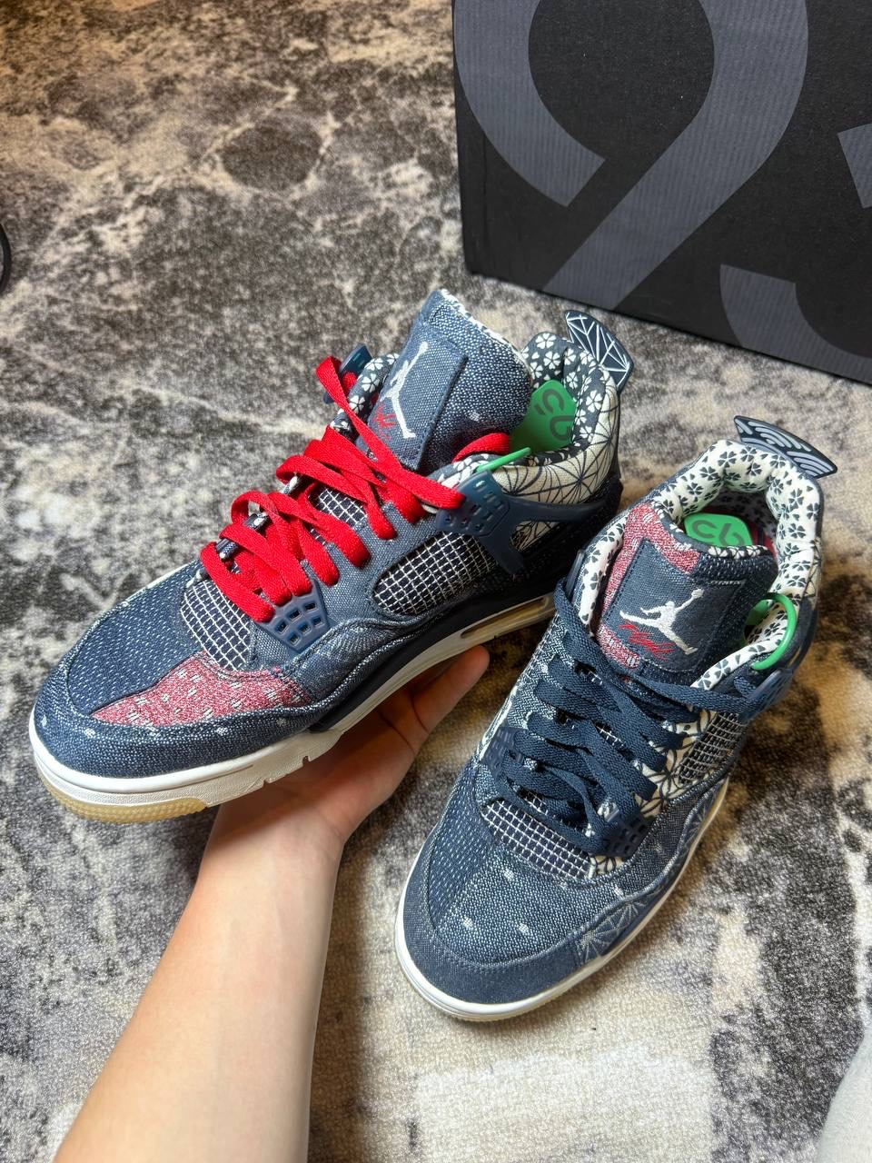 Nike x Air jordan 4 deep ocean Jordan 4, миниатюра 1