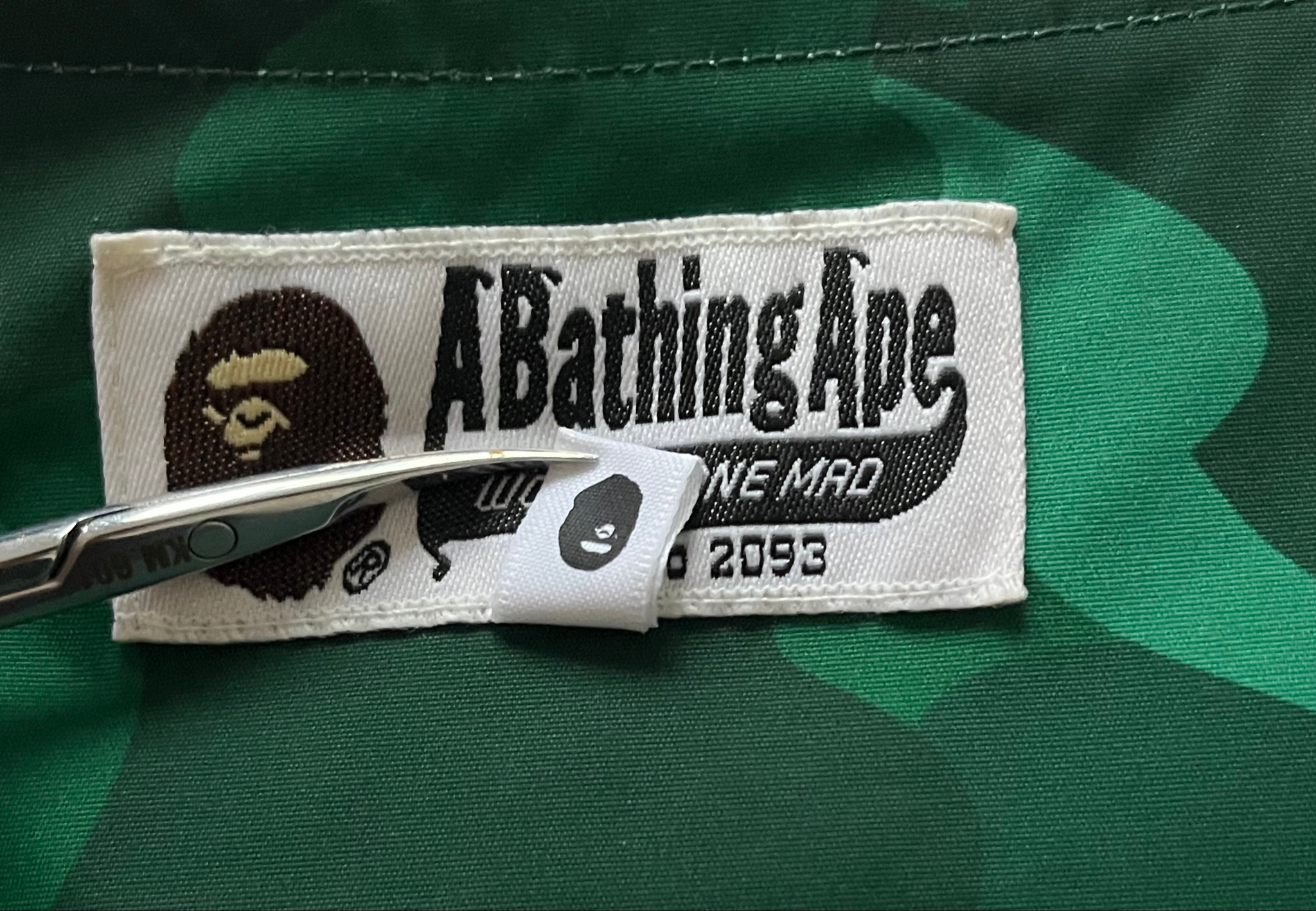 Bape Color Green Camo Utility Vest, миниатюра 9
