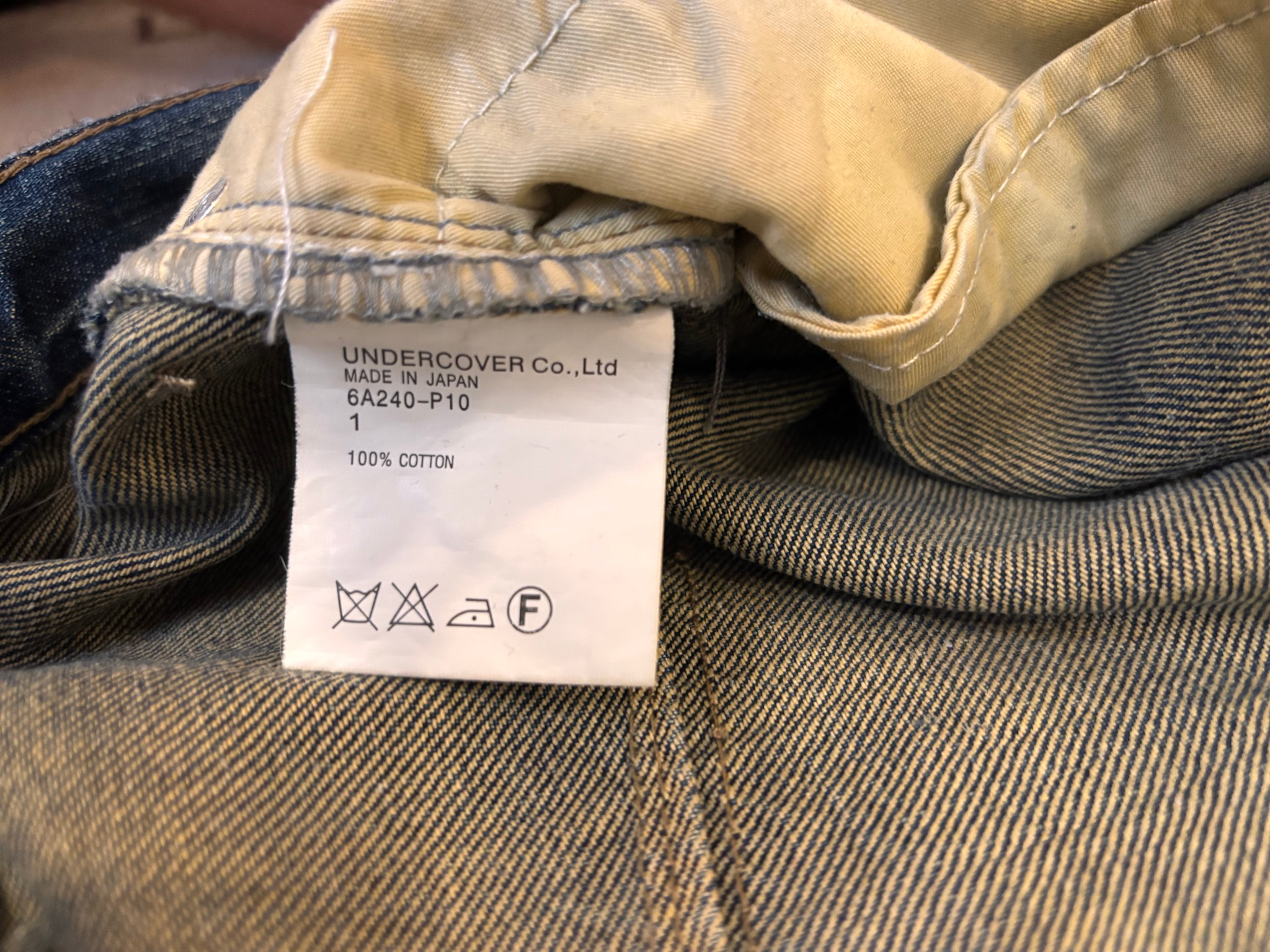 Undercover bug denim ss85, миниатюра 6