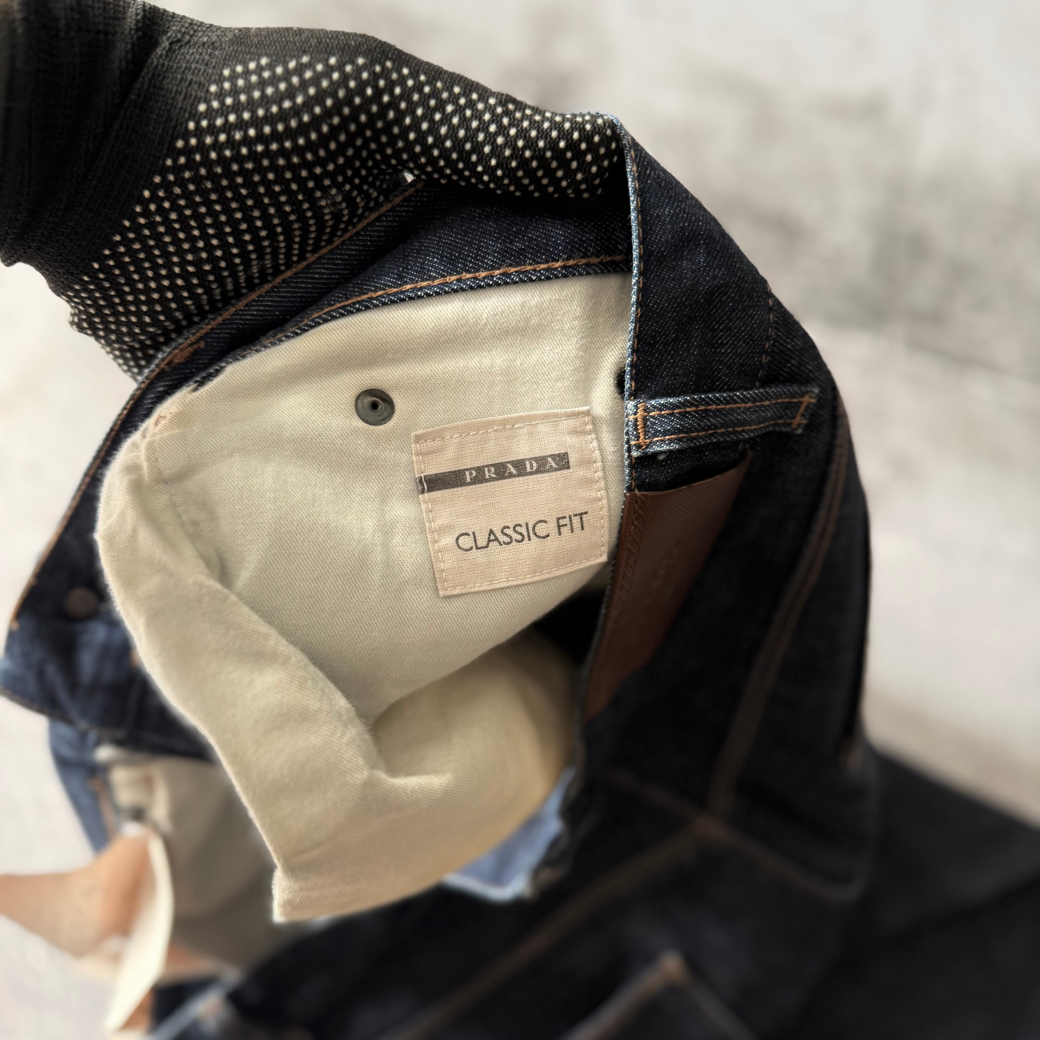 Prada 2000s Vintage Classic Straight Jeans, миниатюра 11