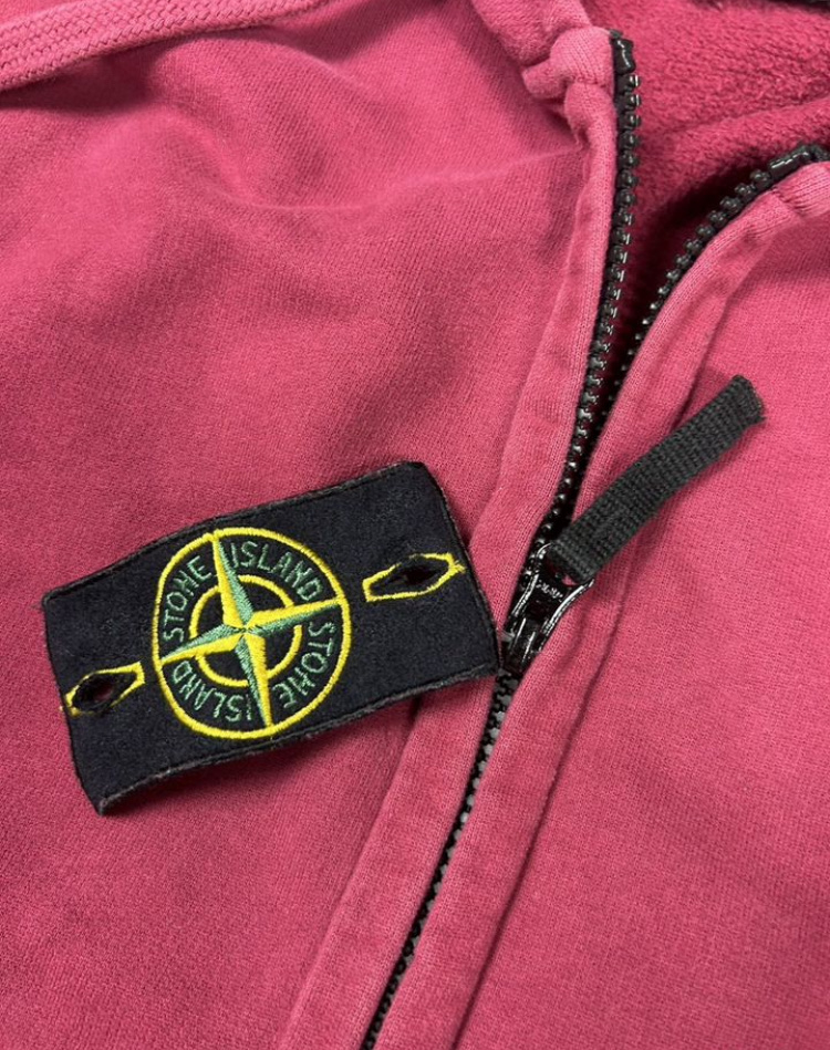 Stone Island Burgundy hoodie, миниатюра 8