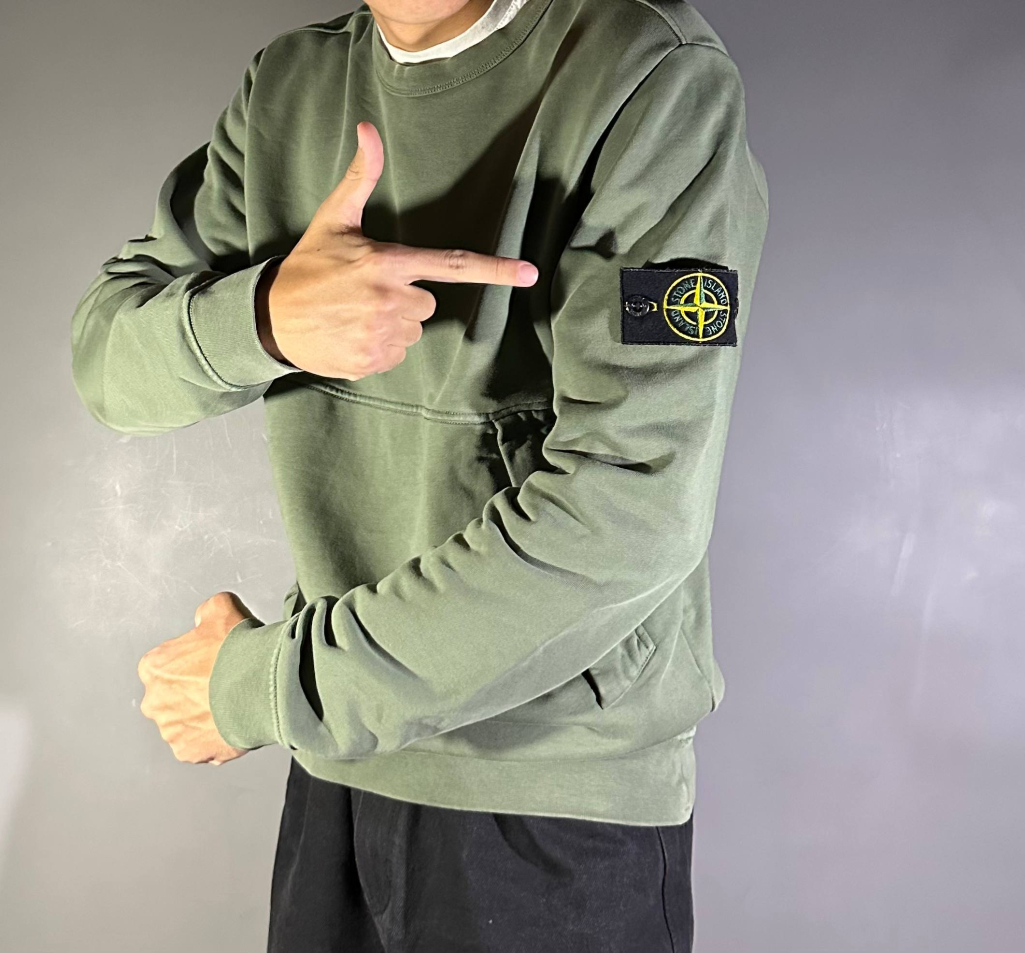 Stone Island Crew Neck Diagonal Pockets, миниатюра 9