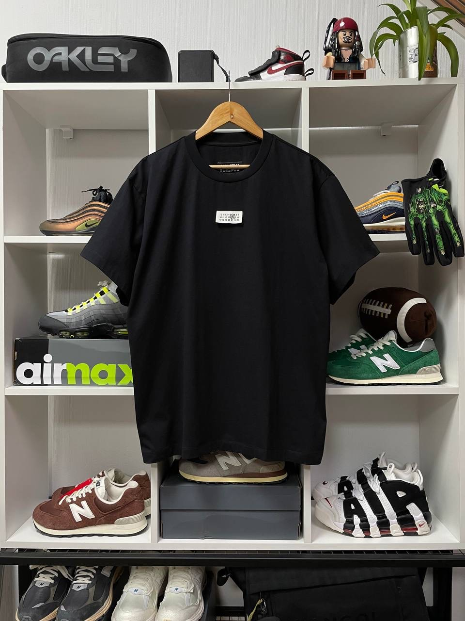 MM6 Maison Margiela Hacked Number Logo Appliqué T-Shirt, миниатюра 2