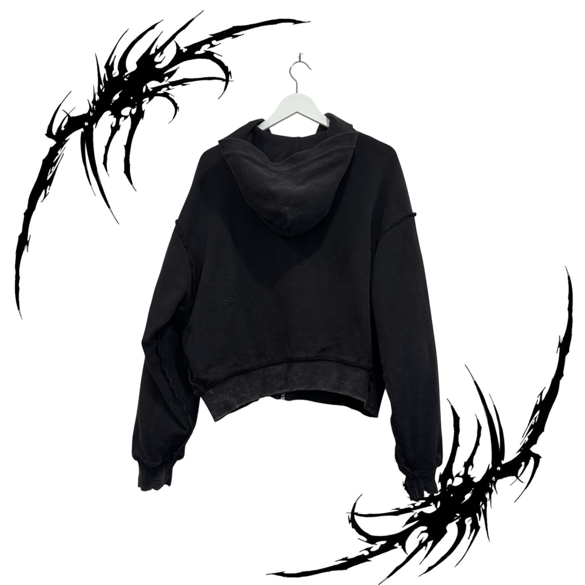 Heron Preston x H&M reversible zip-though hoodie, миниатюра 2