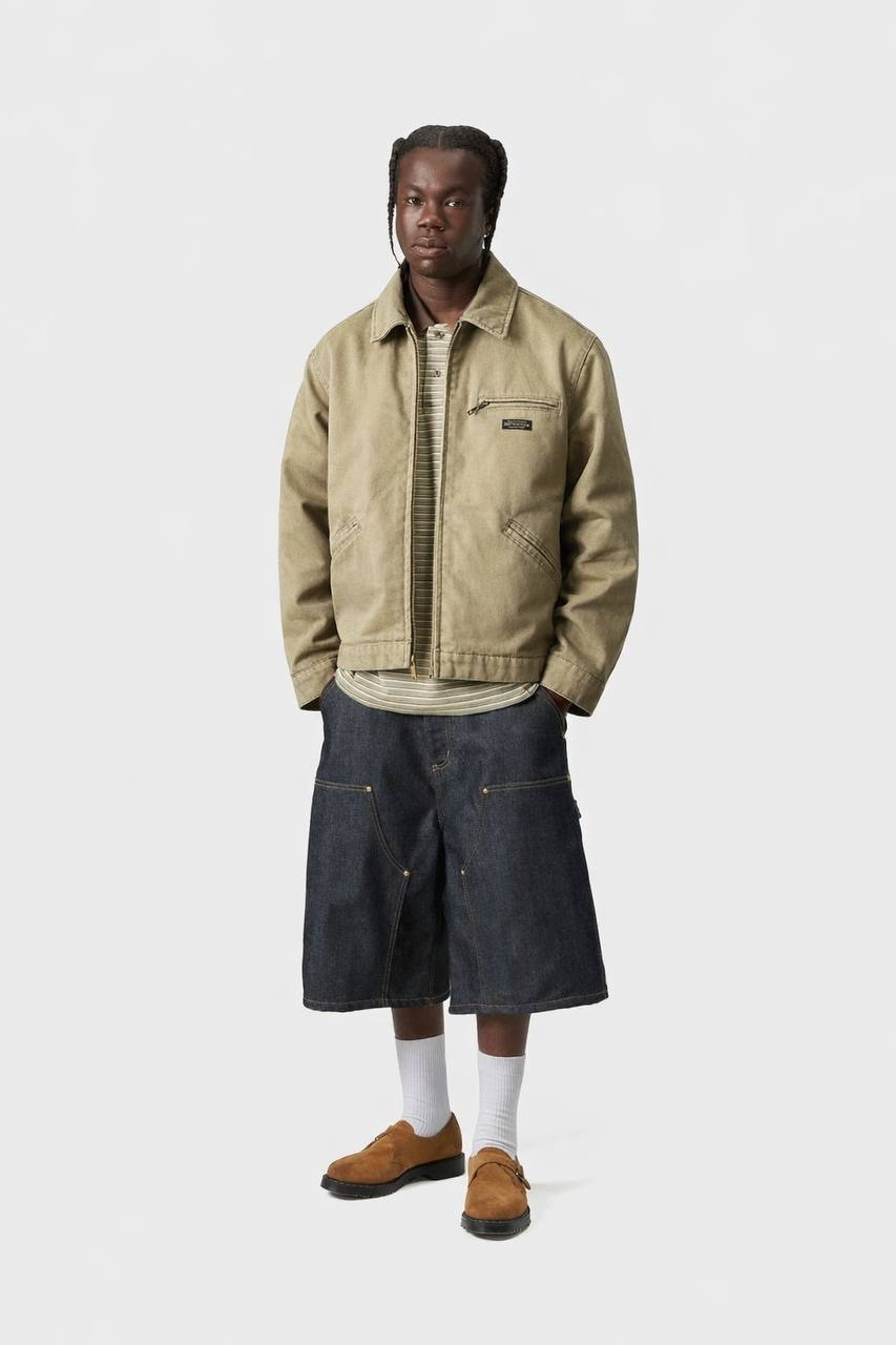 COTTONFIELD 2000s Vintage Detroit Style Worker Jacket, миниатюра 2