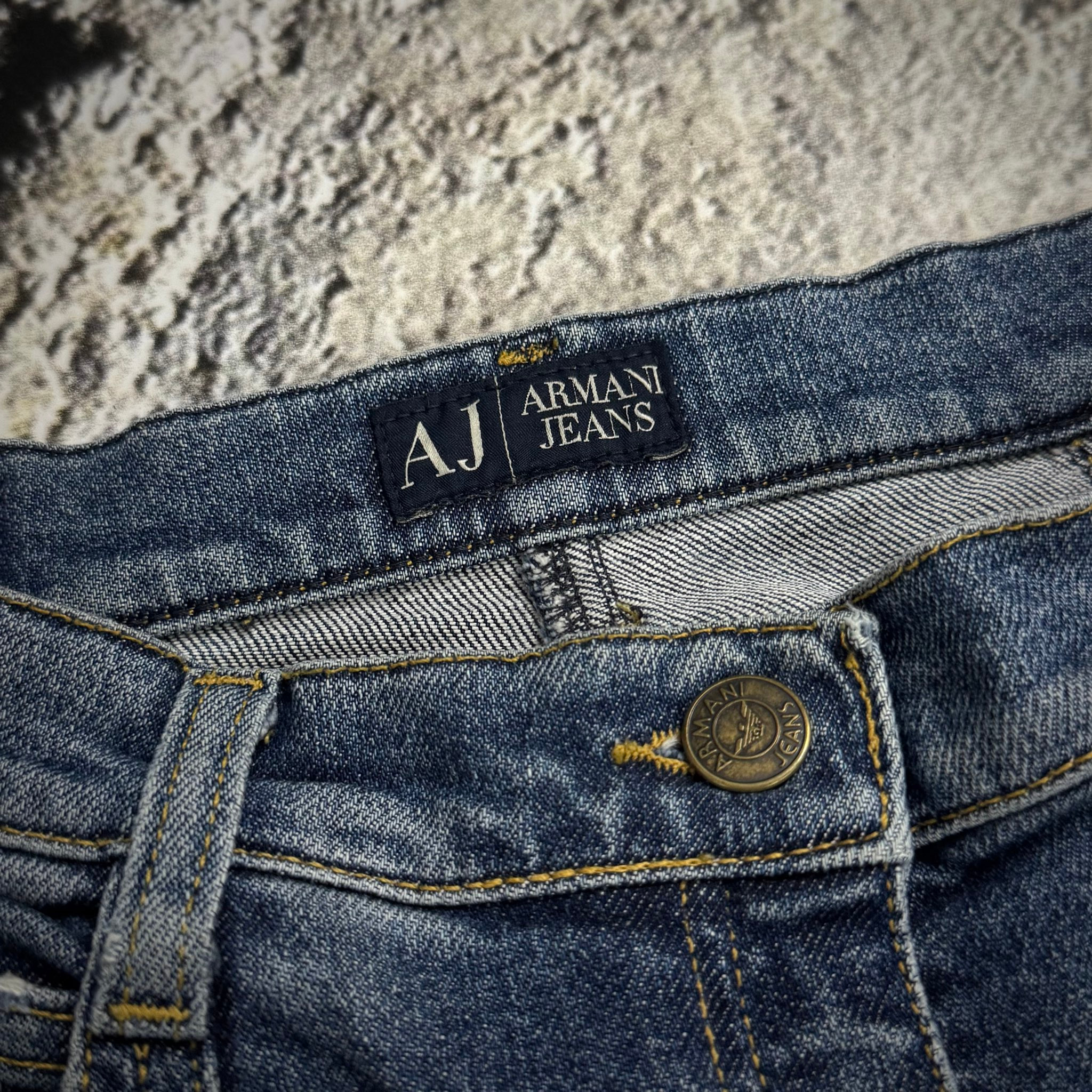 Armani Vintage Painted Jeans, миниатюра 3