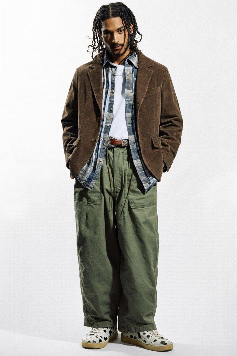 Timberland 1990-00s Vintage Timberland Corduroy Blazer, миниатюра 2