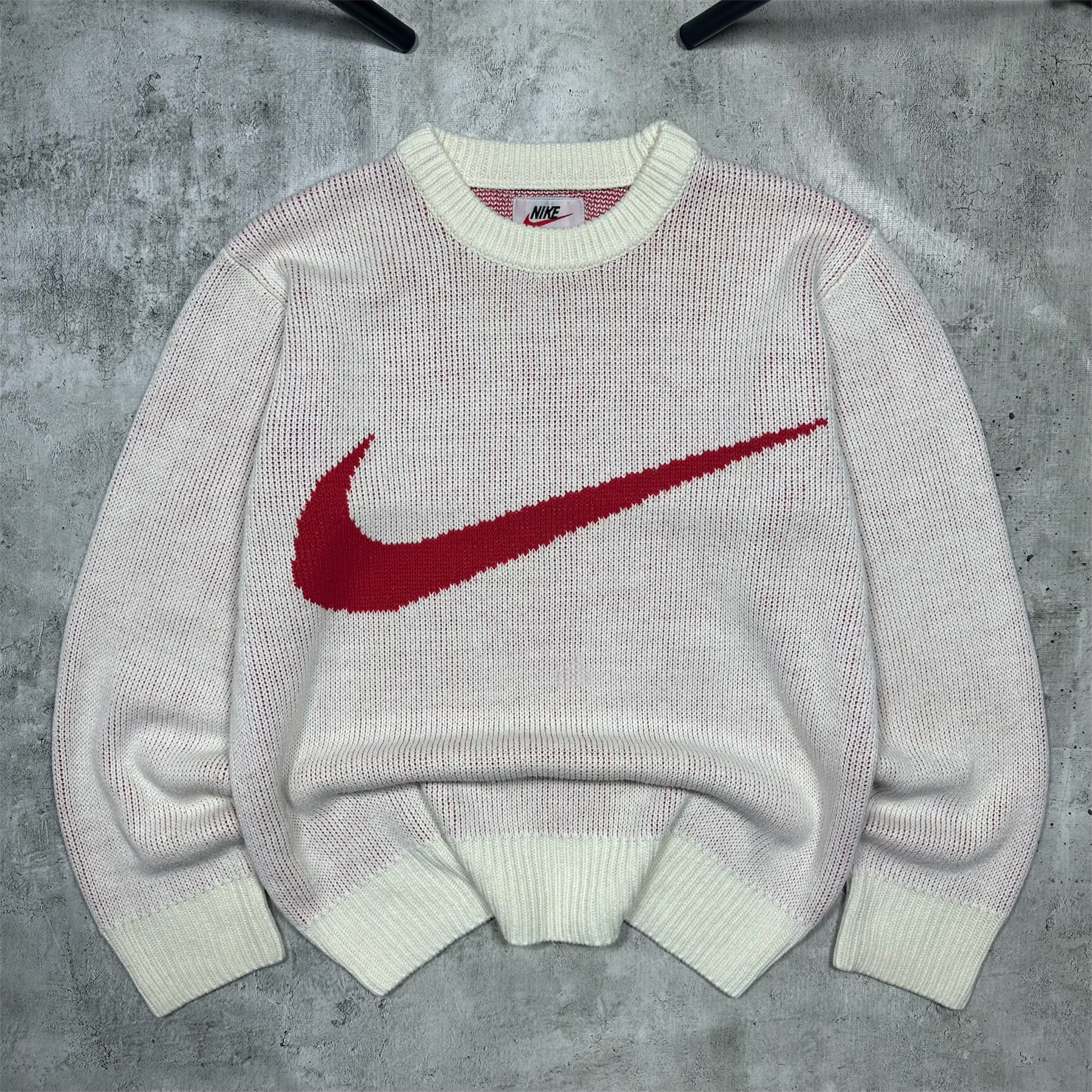 Nike x Supreme SS19 Swoosh knit sweater crossover printing, миниатюра 11