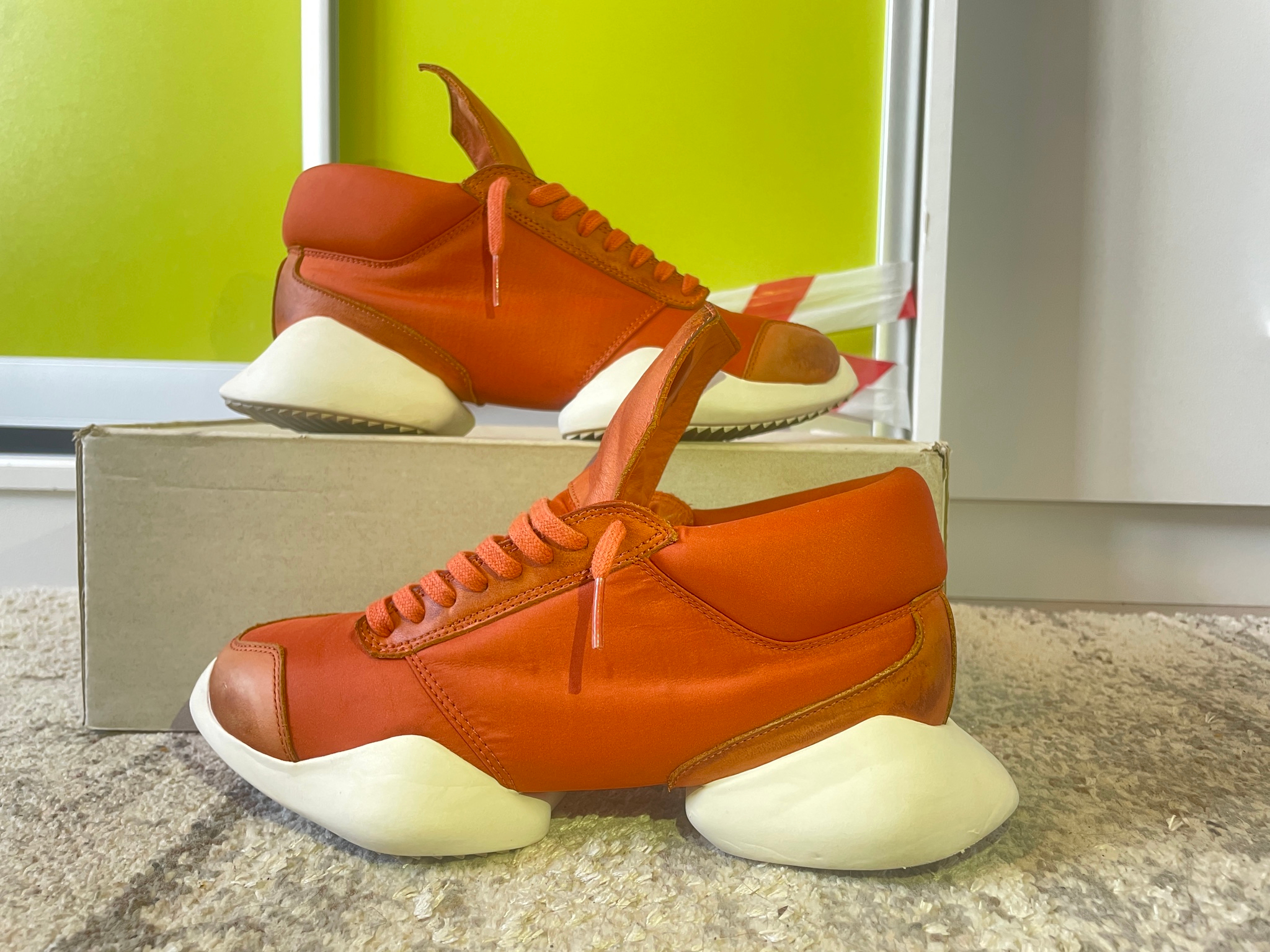 Rick Owens x Adidas Runner Fox Orange, миниатюра 2