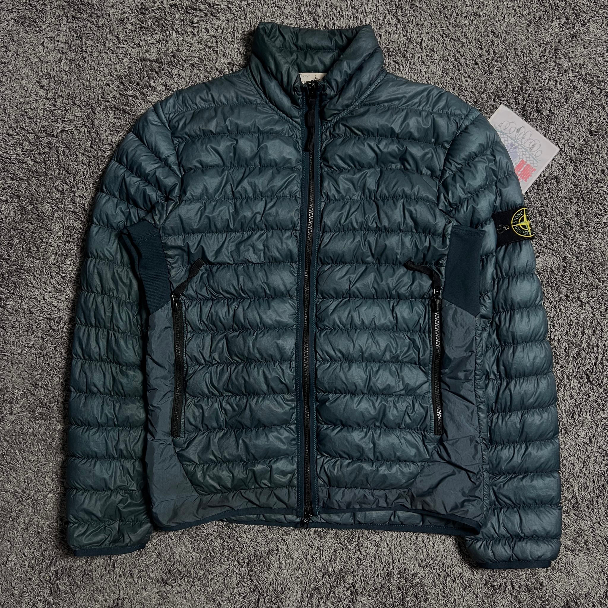 Stone Island Garment Dyed Micro Yarn Down Jacket, миниатюра 3