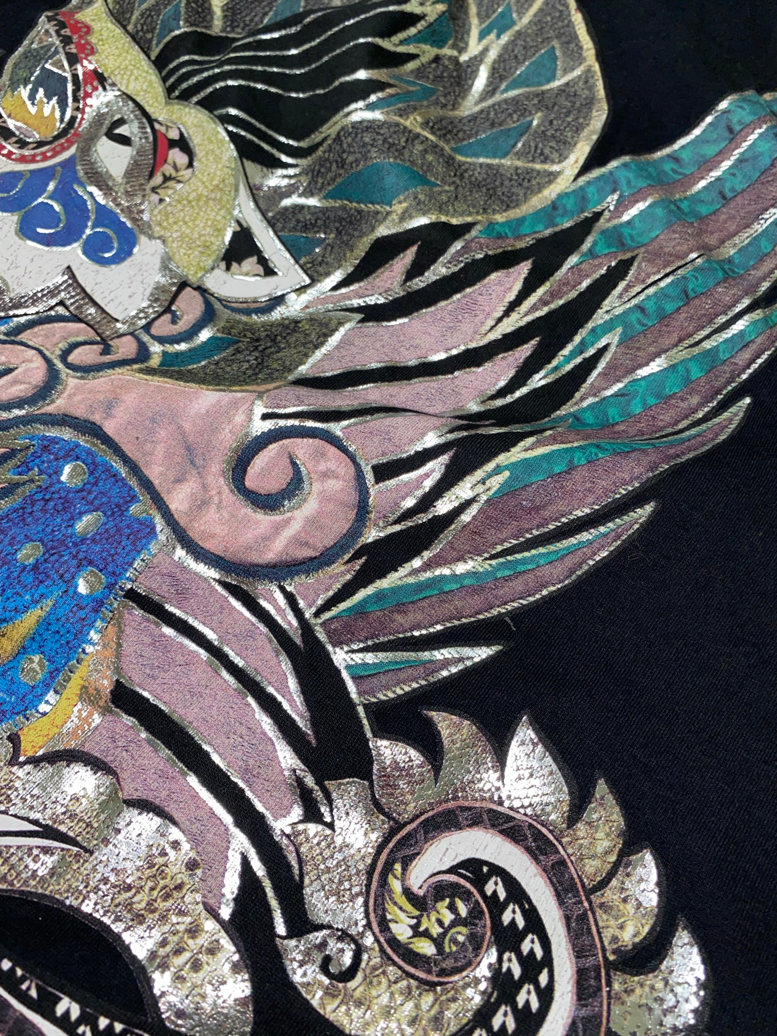 Roberto Cavalli Foil dragon tee Pre-Fall 2014/15, миниатюра 8