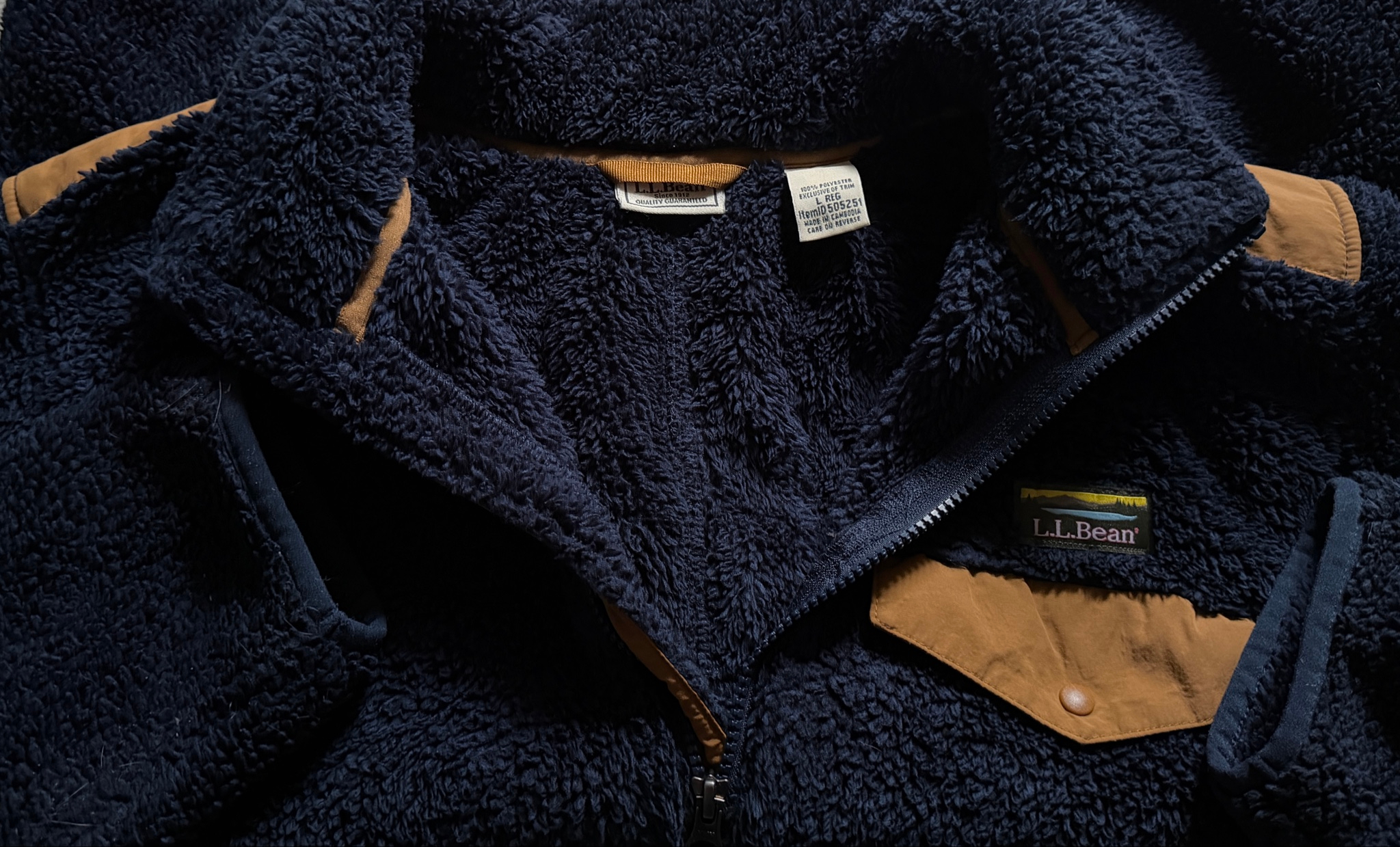 L.L.Bean Montain Pile Fleece Jacket Sherpa, миниатюра 1