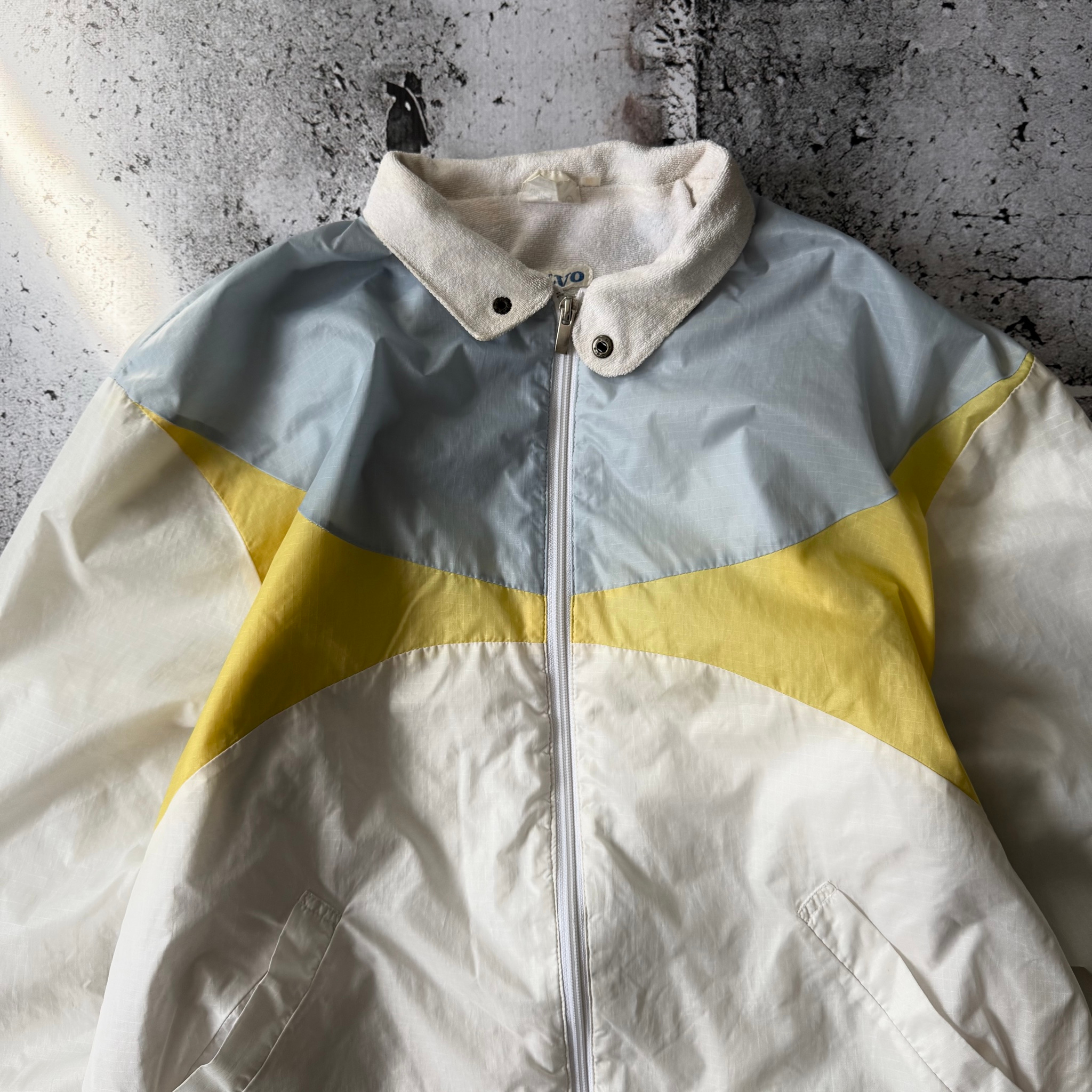 Volvo 1980s Vintage Japan Colorblock Windbreaker Jacket, миниатюра 4