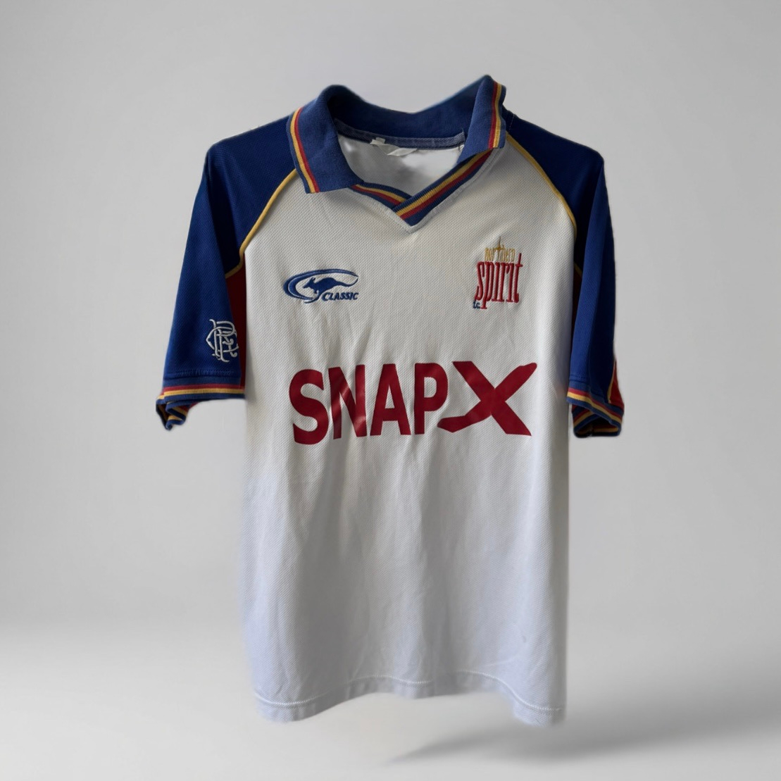 FC NORTHERN SPIRIT 2001-02 Vintage Away Kit Jersey Polo Shirt, миниатюра 1