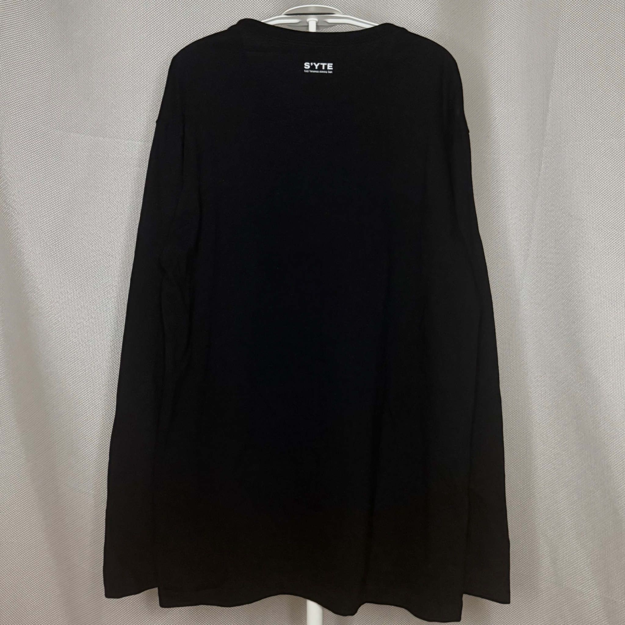 Yohji Yamamoto S’YTE Лонгслив чёрный, миниатюра 2