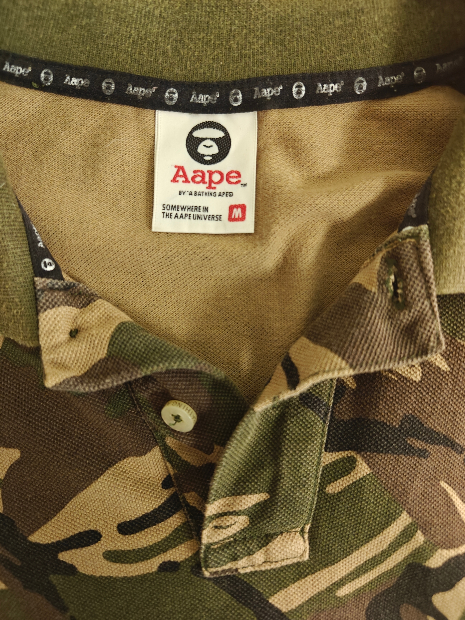 AAPE Polo camo, миниатюра 3
